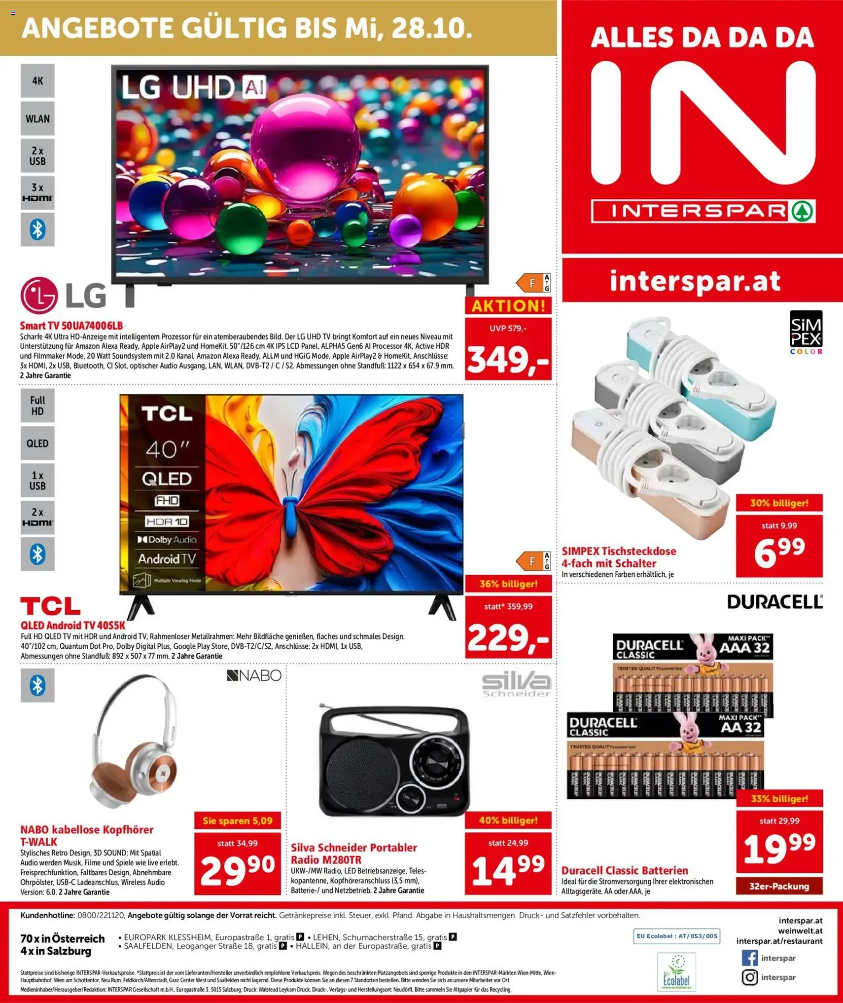 Interspar Flugblatt - Gültiger Prospekt ab 08.10.2026, Seite 24 von insgesamt 24