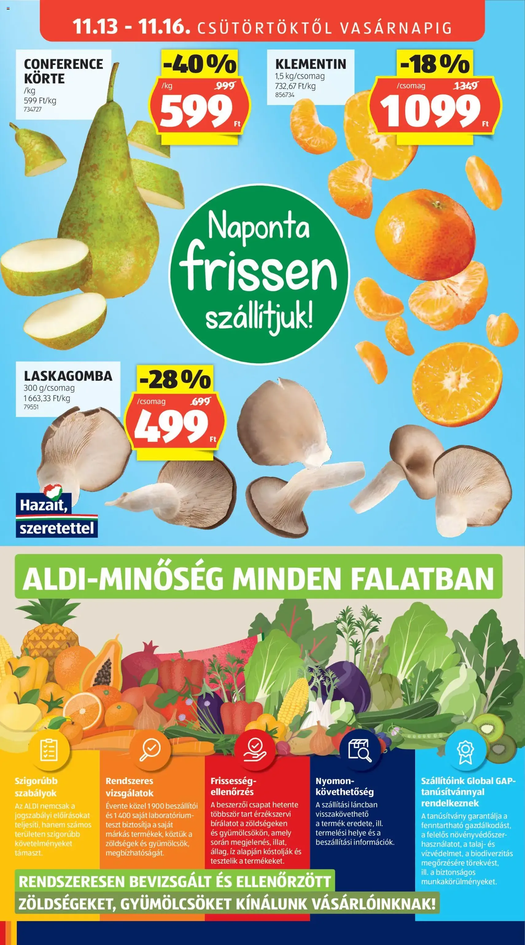 Aldi Akciós újság - 2025.11.13. érvényes szórólap 8 oldal 59 oldalból