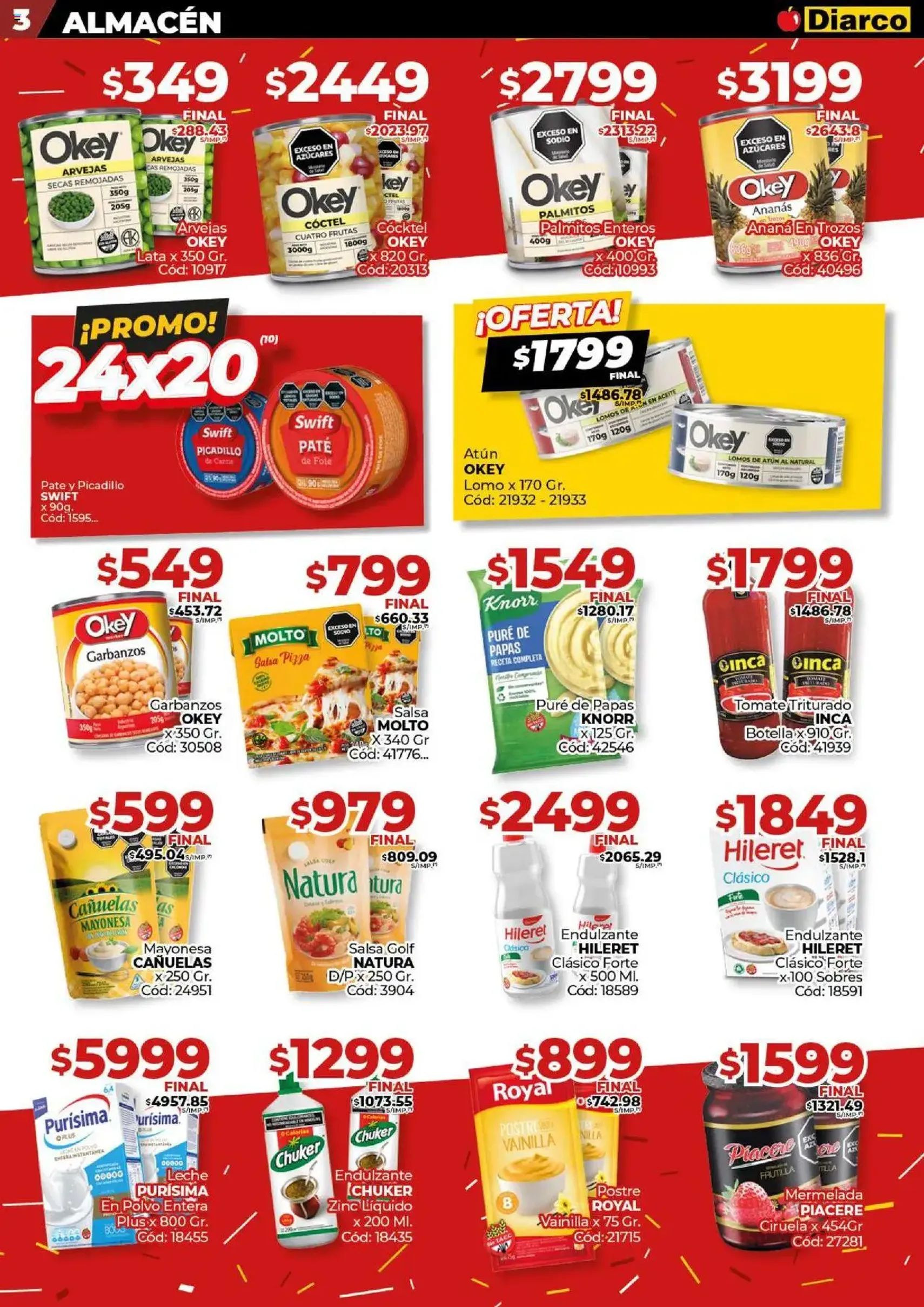 Diarco ofertas - folleto válido desde 21/07/2025 página 3 de 22 Diarco ofertas - folleto válido desde 21/07/2025 página 3 de 22
