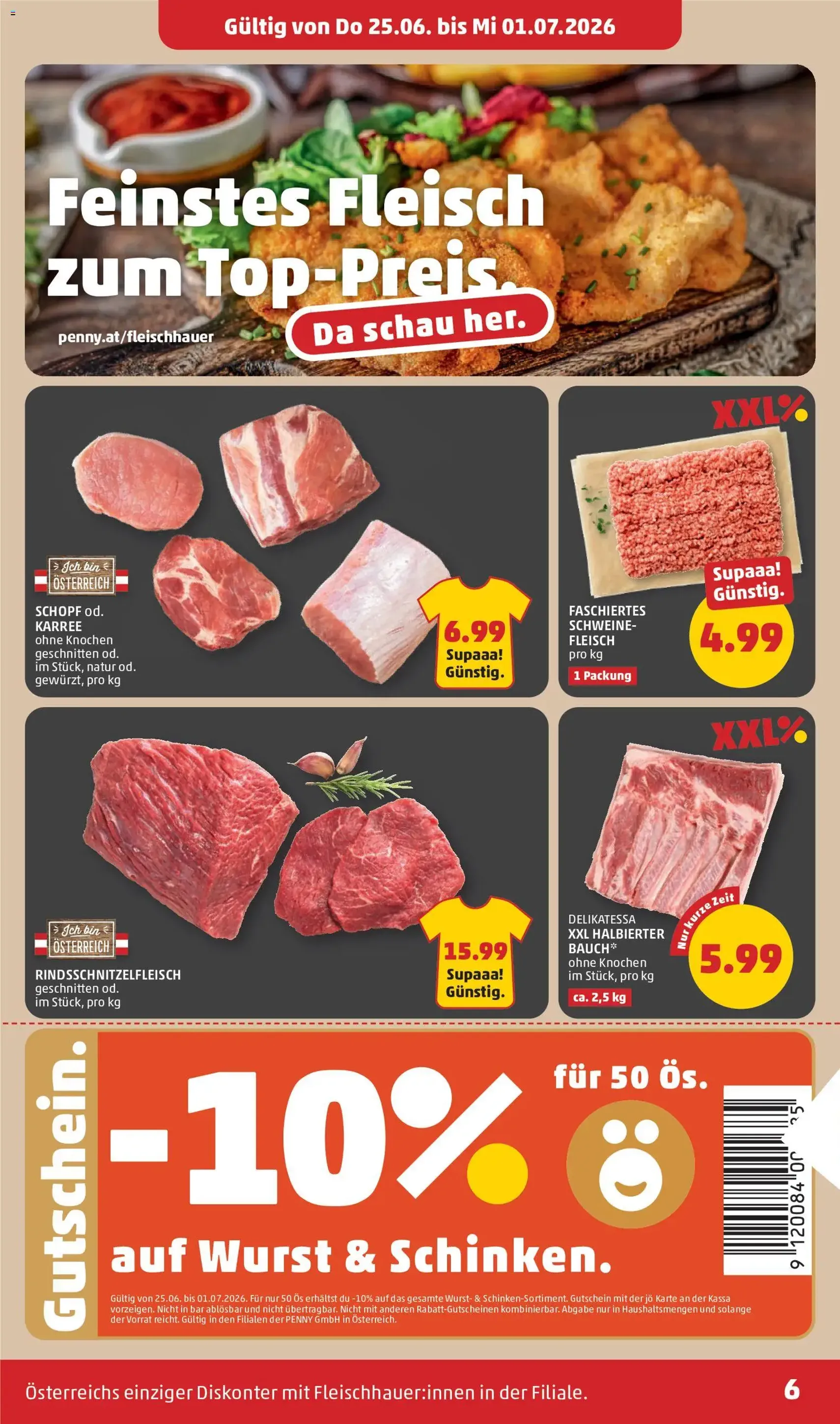Penny Markt Flugblatt - Gültiger Prospekt ab 25.06.2026, Seite 6 von insgesamt 28