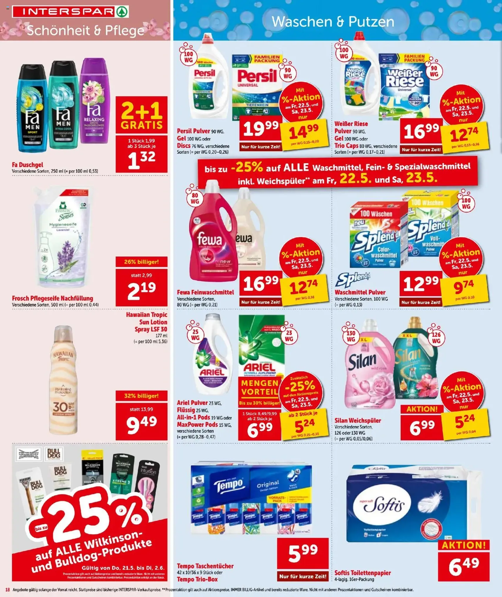 Interspar - Flugblatt - Gültiger Prospekt ab 21.05.2026, Seite 18 von insgesamt 24