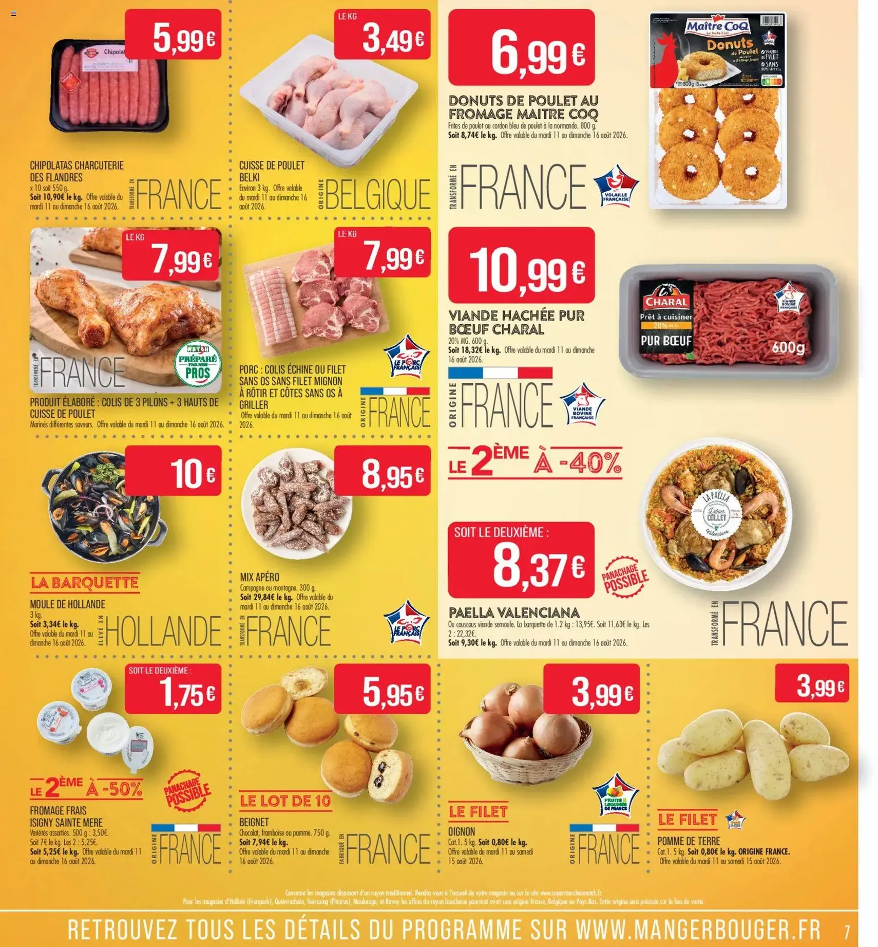 Match Supermarché catalogue - brochure valable à partir du 11/08/2026, page 7 sur 8