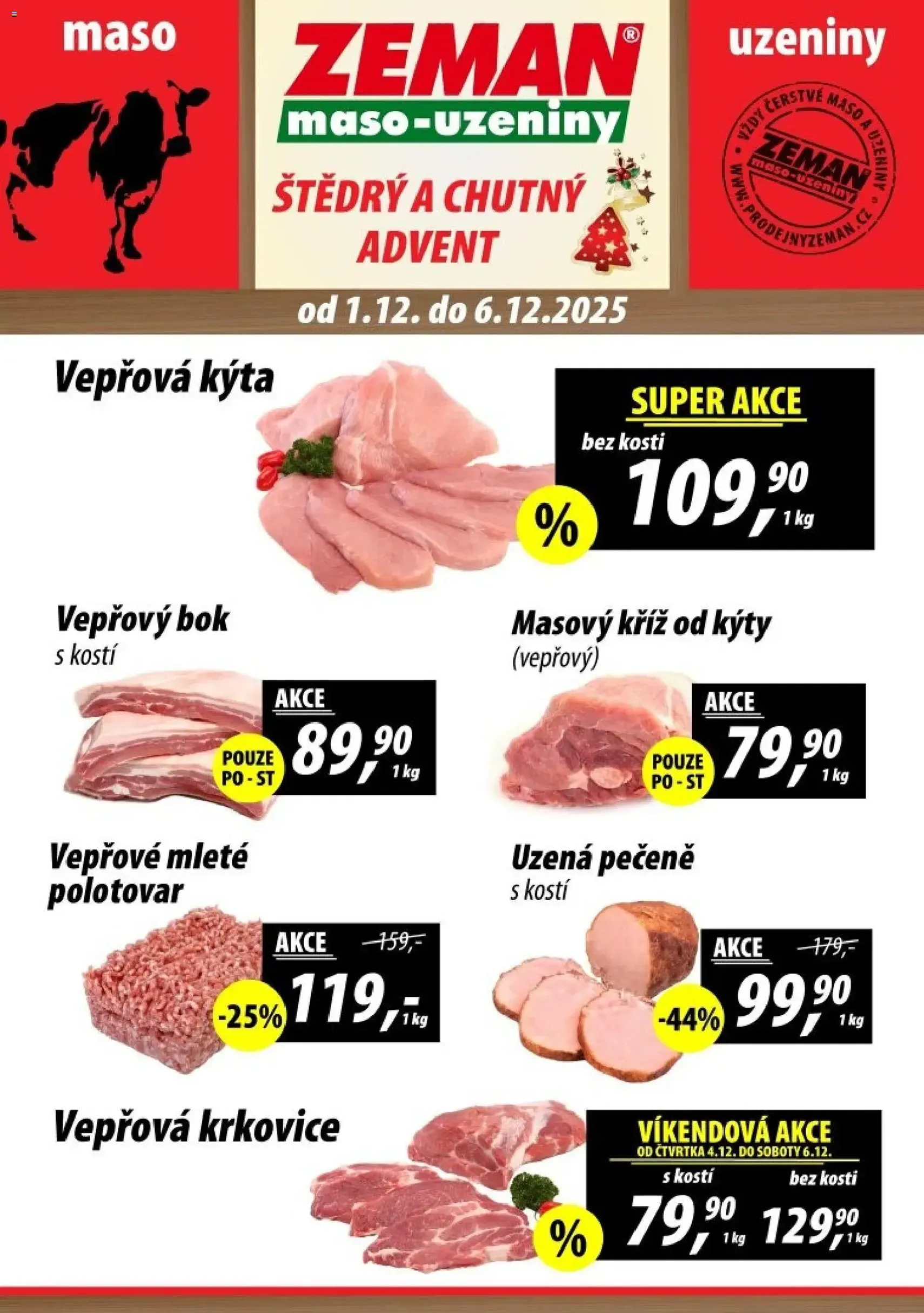 Prodejny Zeman leták - platný leták od 01.12.2025 strana 1 z 2