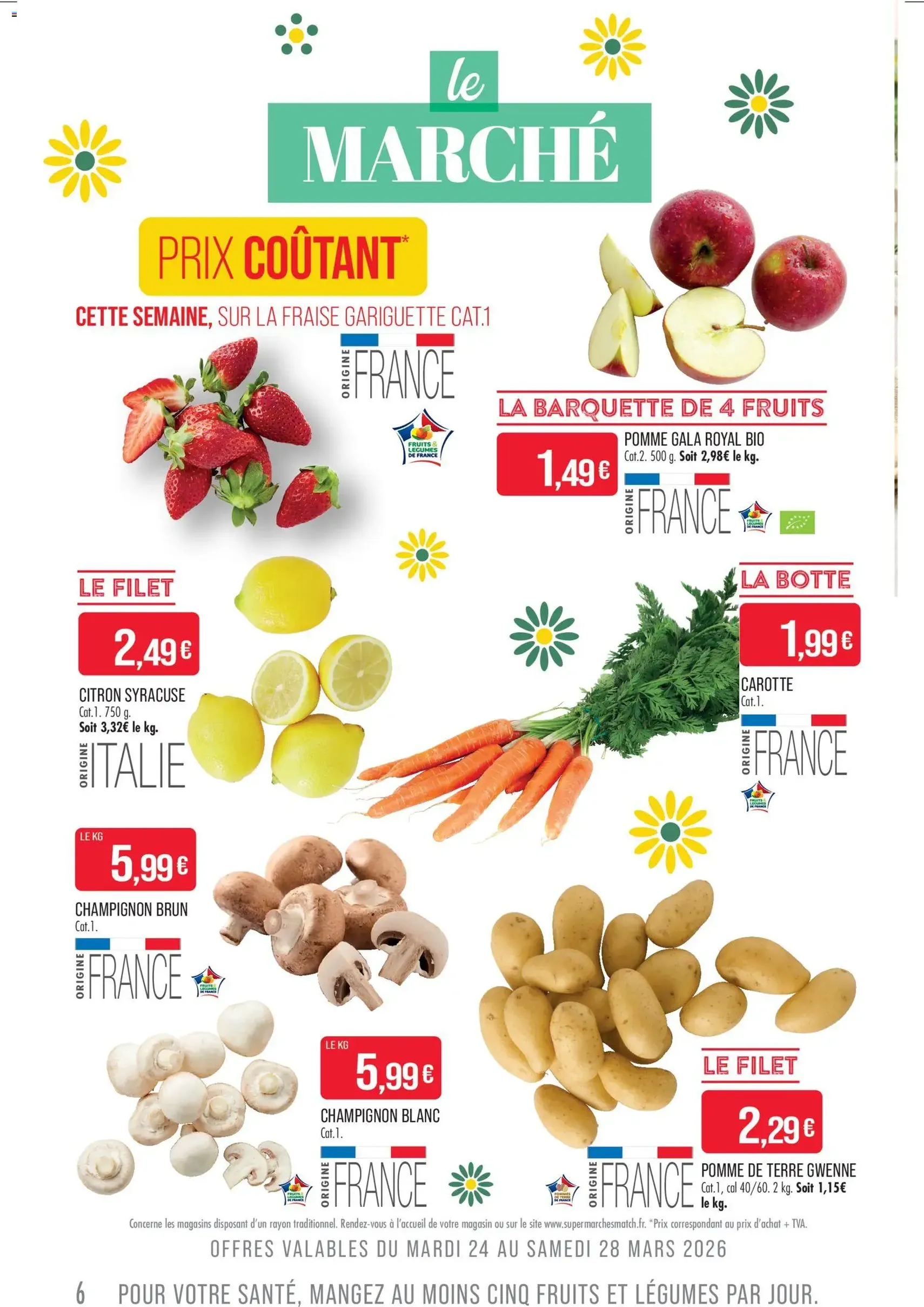 Match Supermarché catalogue - brochure valable à partir du 24/03/2026, page 6 sur 42