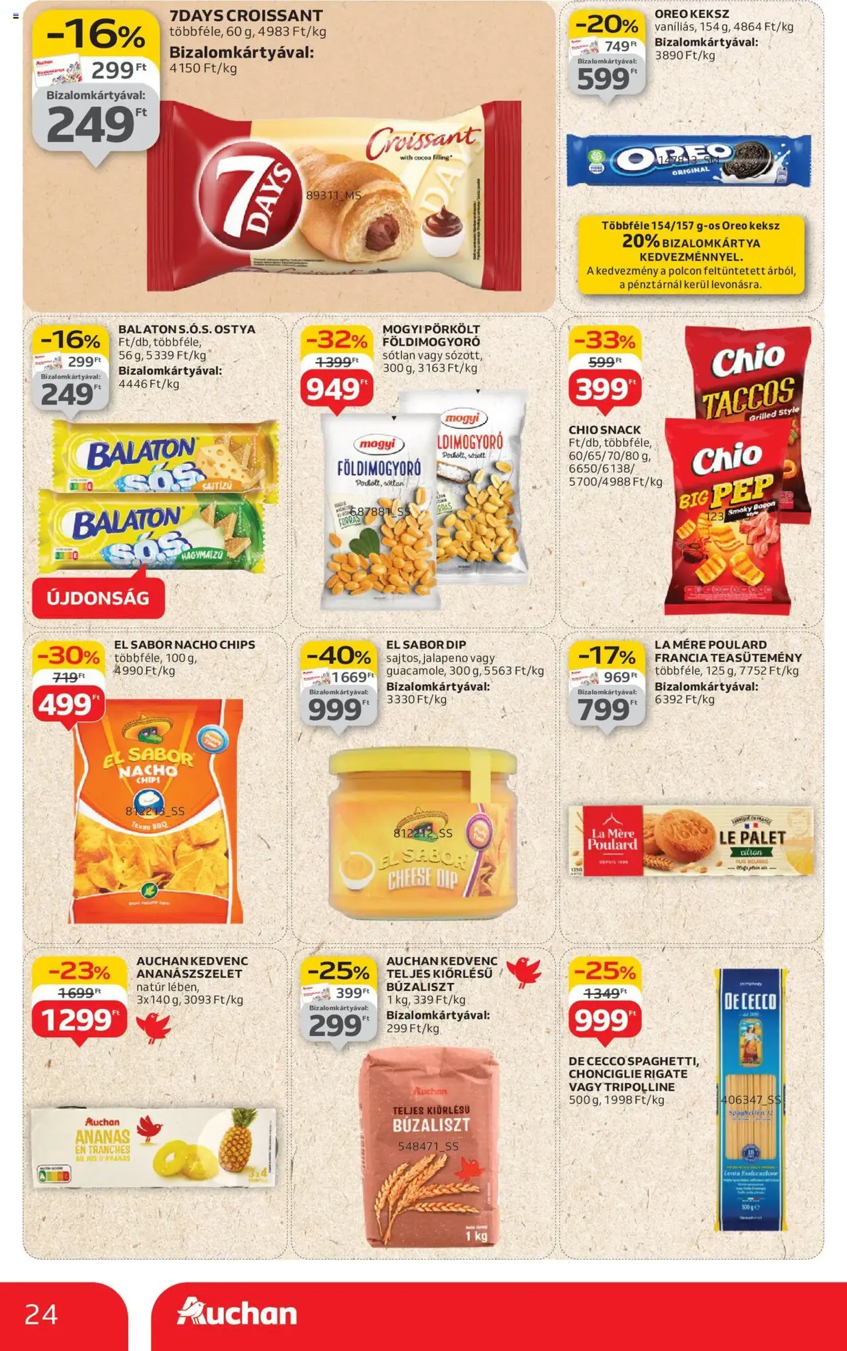 Auchan Akciós újság - 2025.08.07. érvényes szórólap 24 oldal 54 oldalból Auchan Akciós újság - 2025.08.07. érvényes szórólap 24 oldal 54 oldalból
