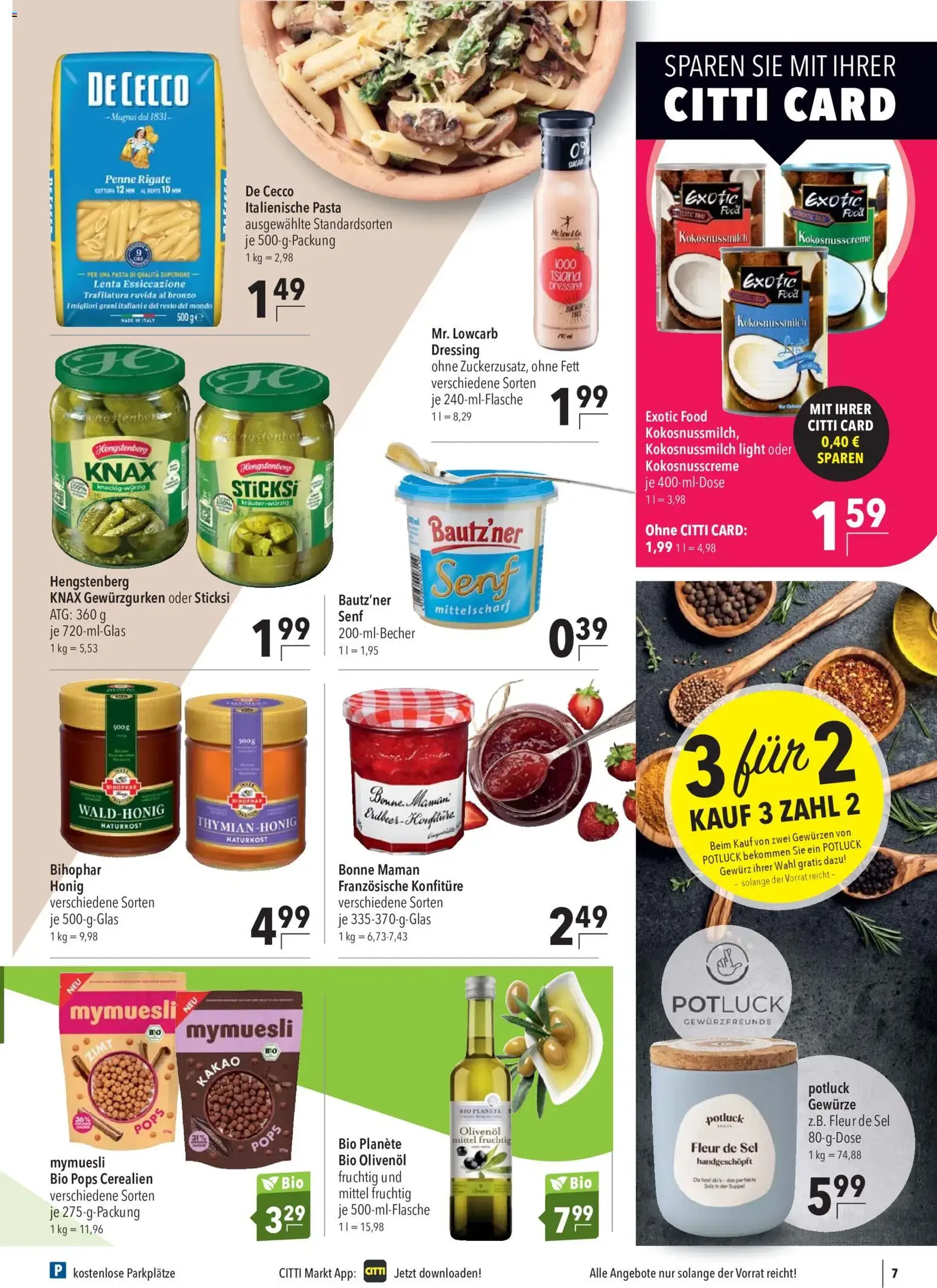 CITTI Markt Prospekt - Gültiger Prospekt ab 05.08.2026, Seite 7 von insgesamt 30