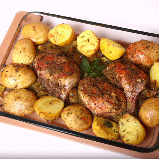Anteprima ricetta Pollo arrosto con patate