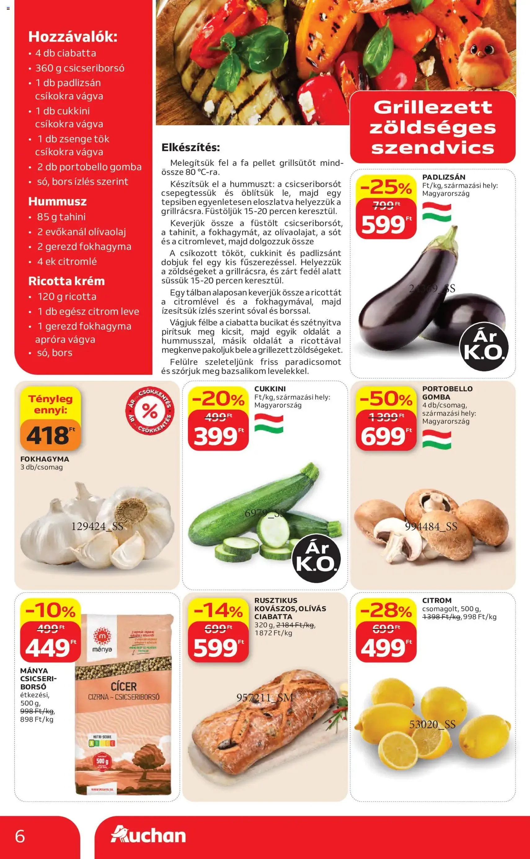 Auchan akciós újság - 2026.07.30. érvényes szórólap 6 oldal 45 oldalból
