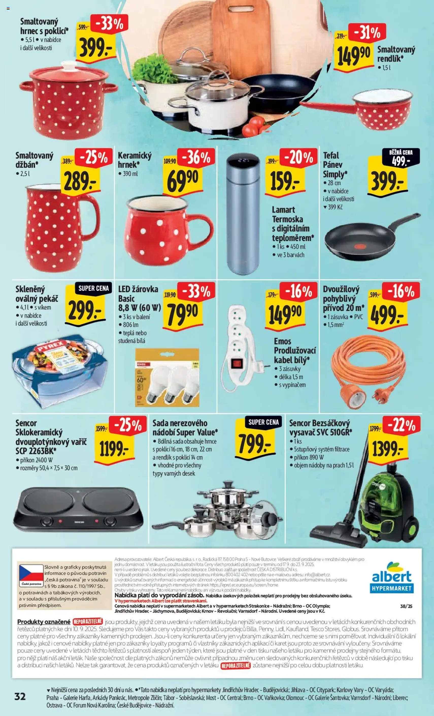 Albert leták - Hypermarket - platný leták od 17.09.2025 strana 40 z 59