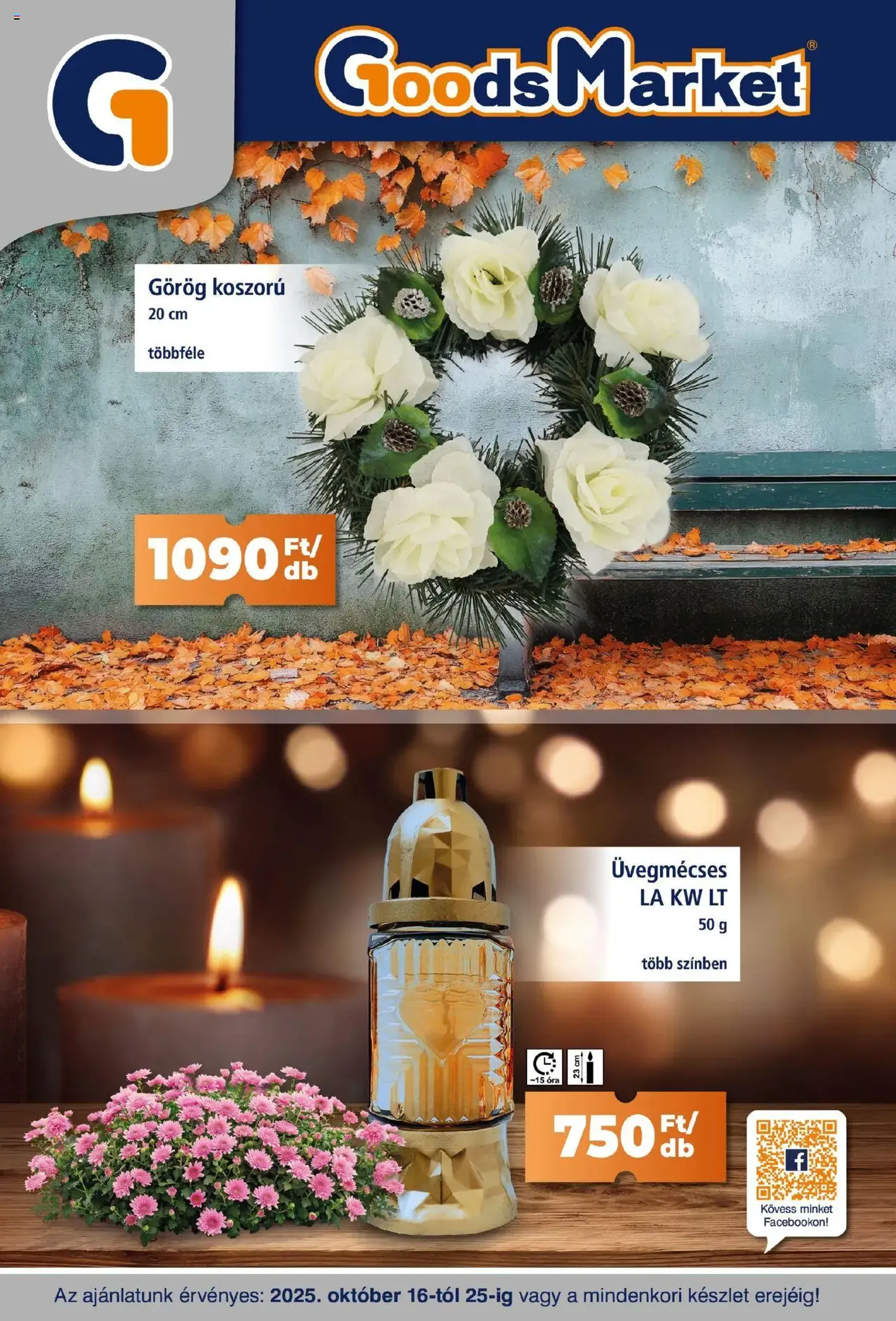 Goods Market Akciós újság - 2025.10.16. érvényes szórólap 1 oldal 10 oldalból Goods Market Akciós újság - 2025.10.16. érvényes szórólap 1 oldal 10 oldalból