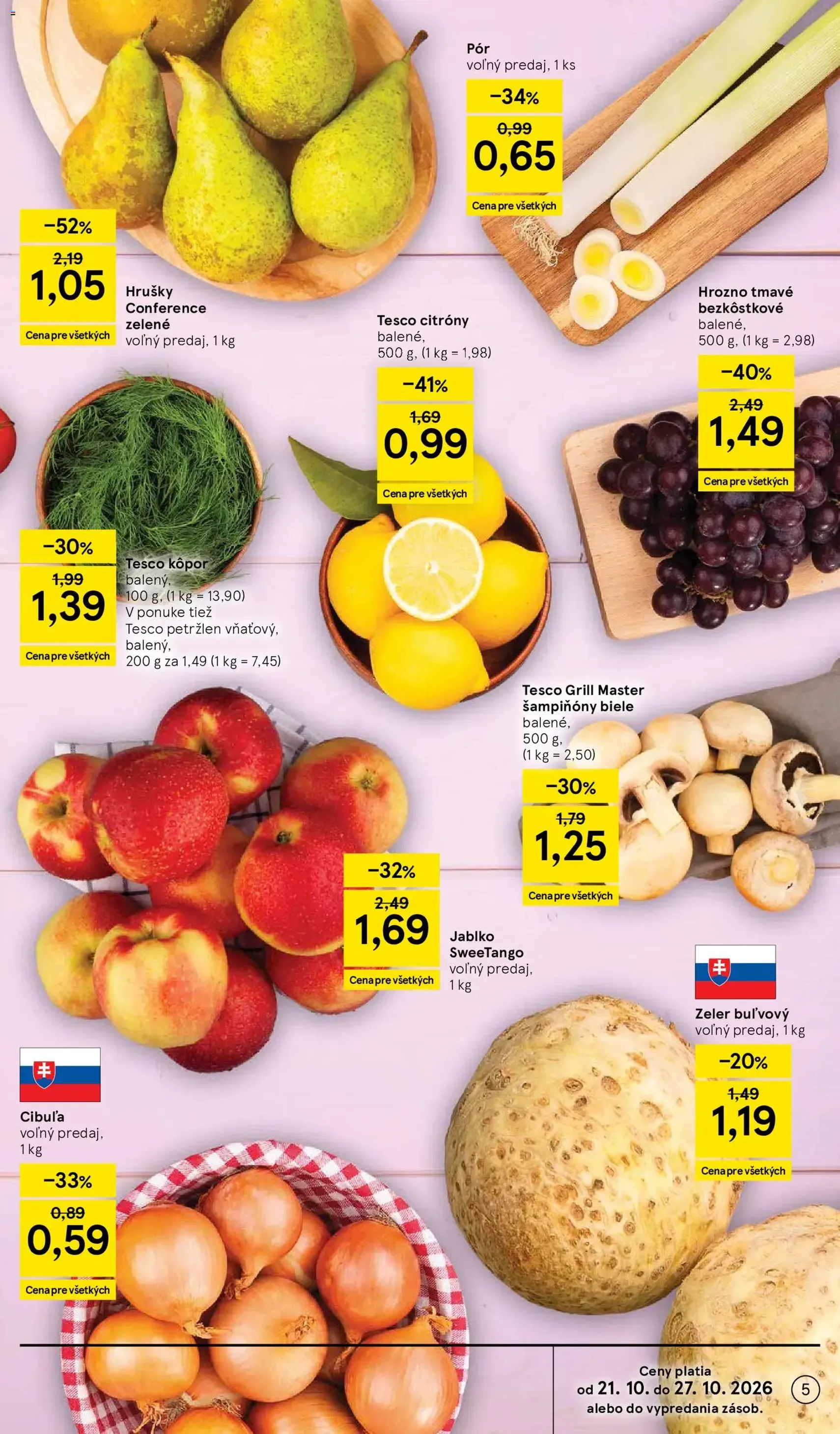 Tesco Hypermarket - leták - platný leták od 21.10.2026 strana 5 z 42