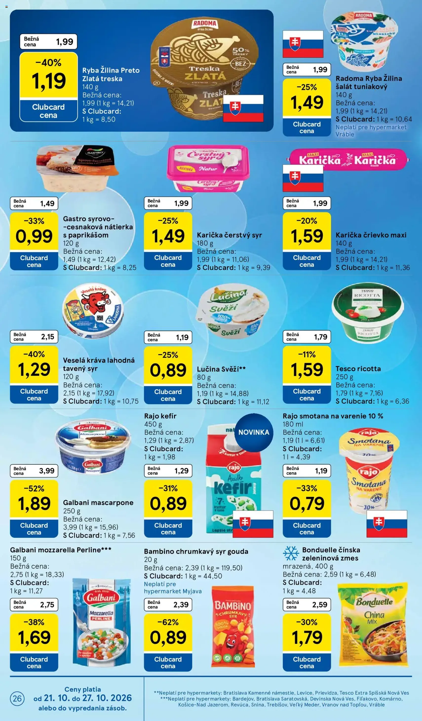 Tesco Hypermarket - leták - platný leták od 21.10.2026 strana 26 z 42