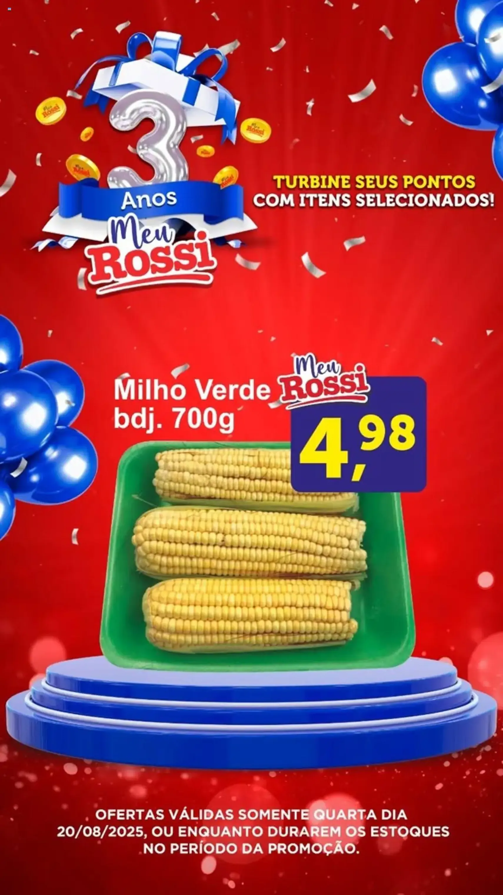 Rossi Supermercados - Ofertas da semana - folheto válido a partir de 20/08/2025 página 1 de 4
