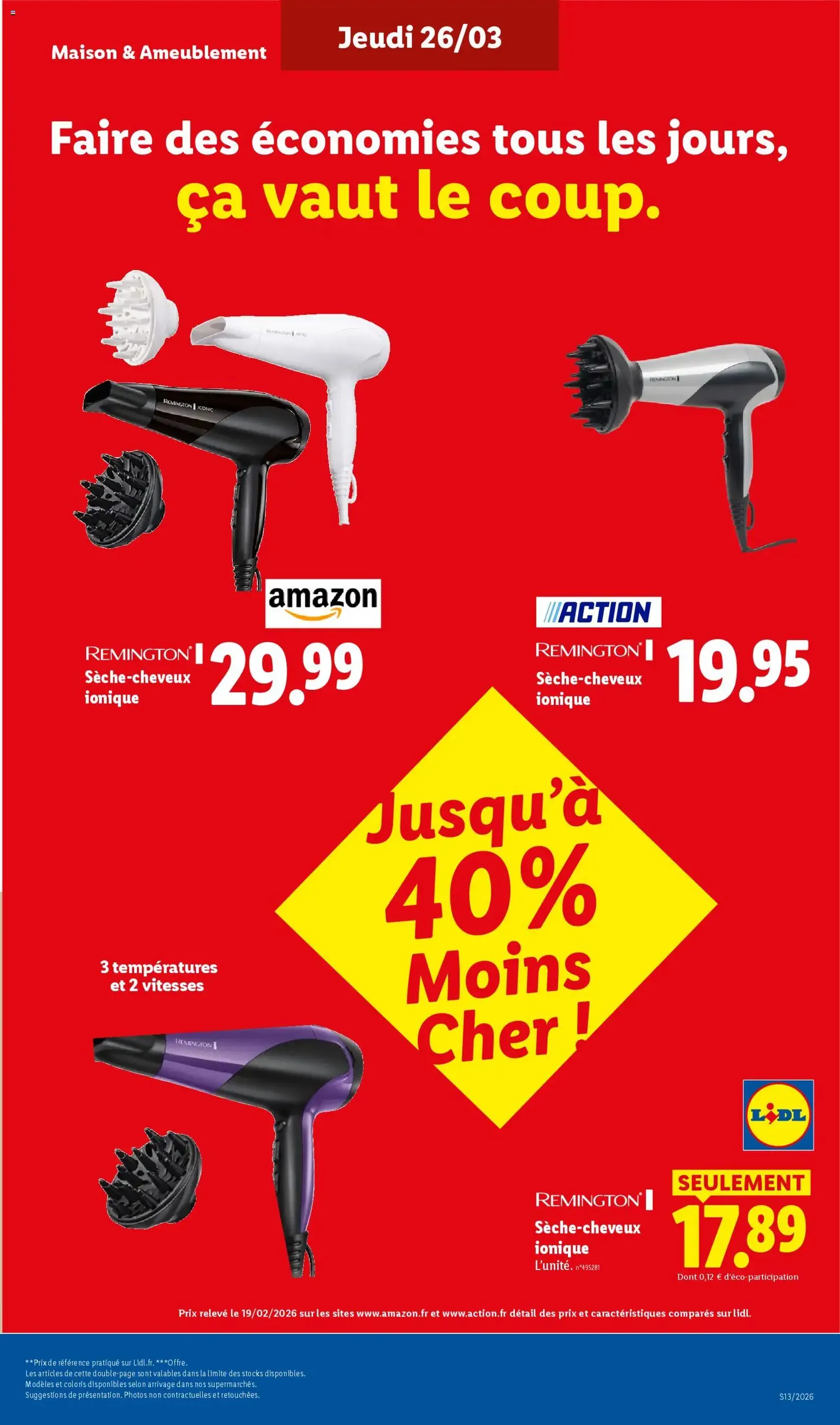 LIDL catalogue semaine 13 - brochure valable à partir du 26/03/2026, page 43 sur 76