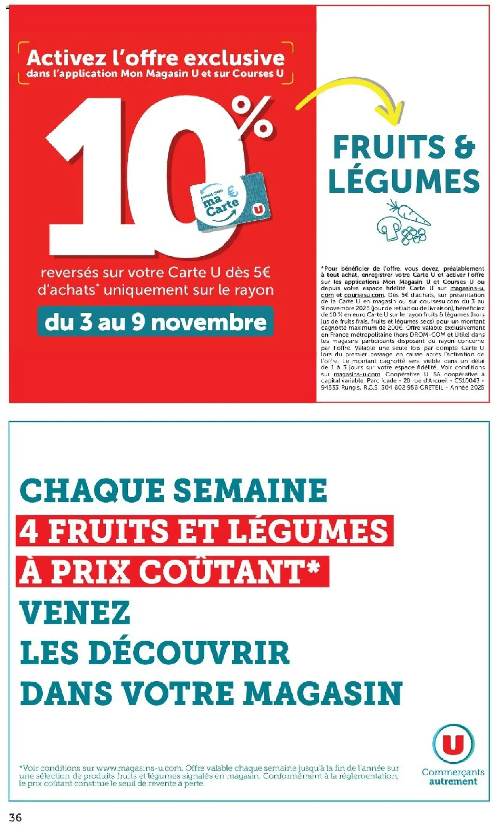 Super U catalogue - brochure valable à partir du 04/11/2025, page 36 sur 48