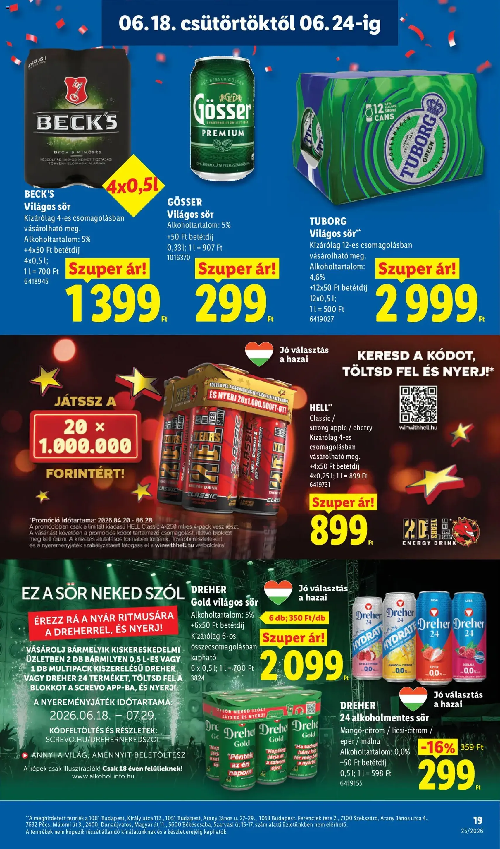 Lidl akciós újság - 2026.06.18. érvényes szórólap 19 oldal 78 oldalból