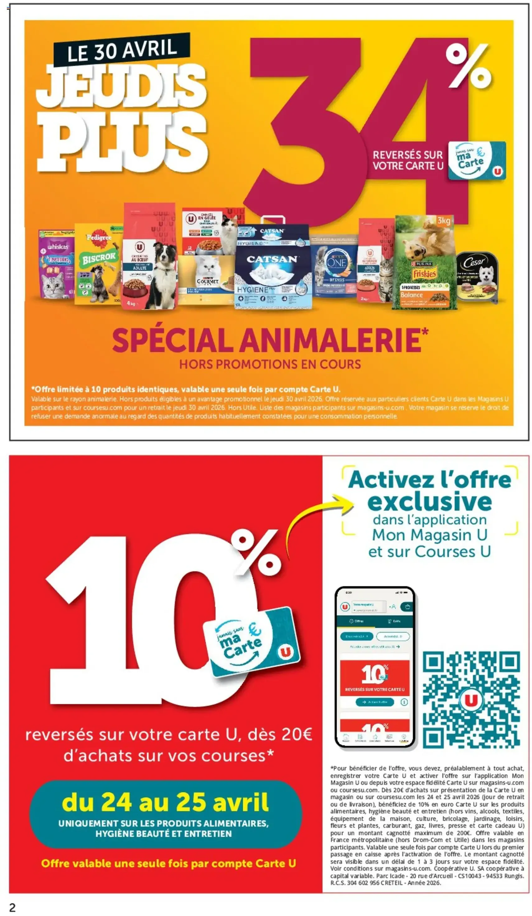 U Express catalogue - brochure valable à partir du 21/04/2026, page 2 sur 16