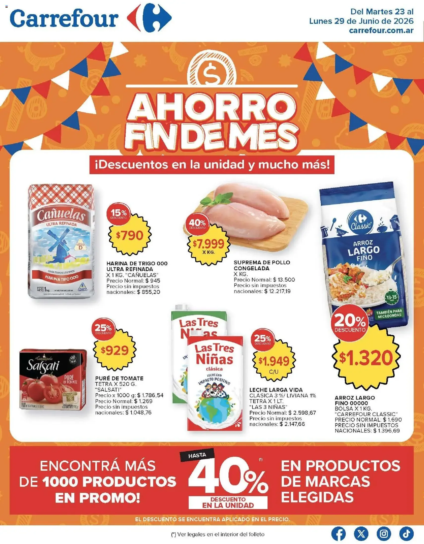 Carrefour ofertas - folleto válido desde 23/06/2026 página 2 de 59