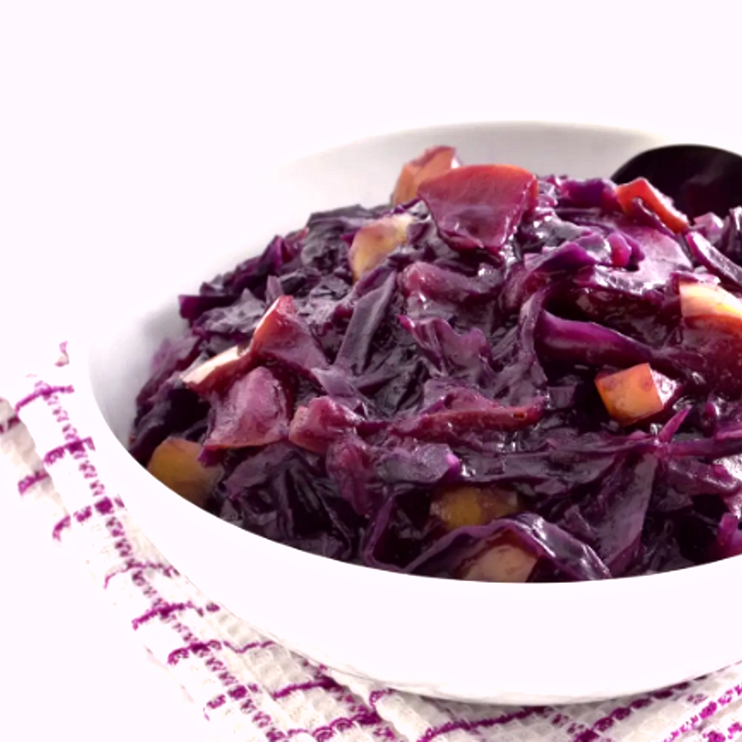 Cavolo rosso con mele