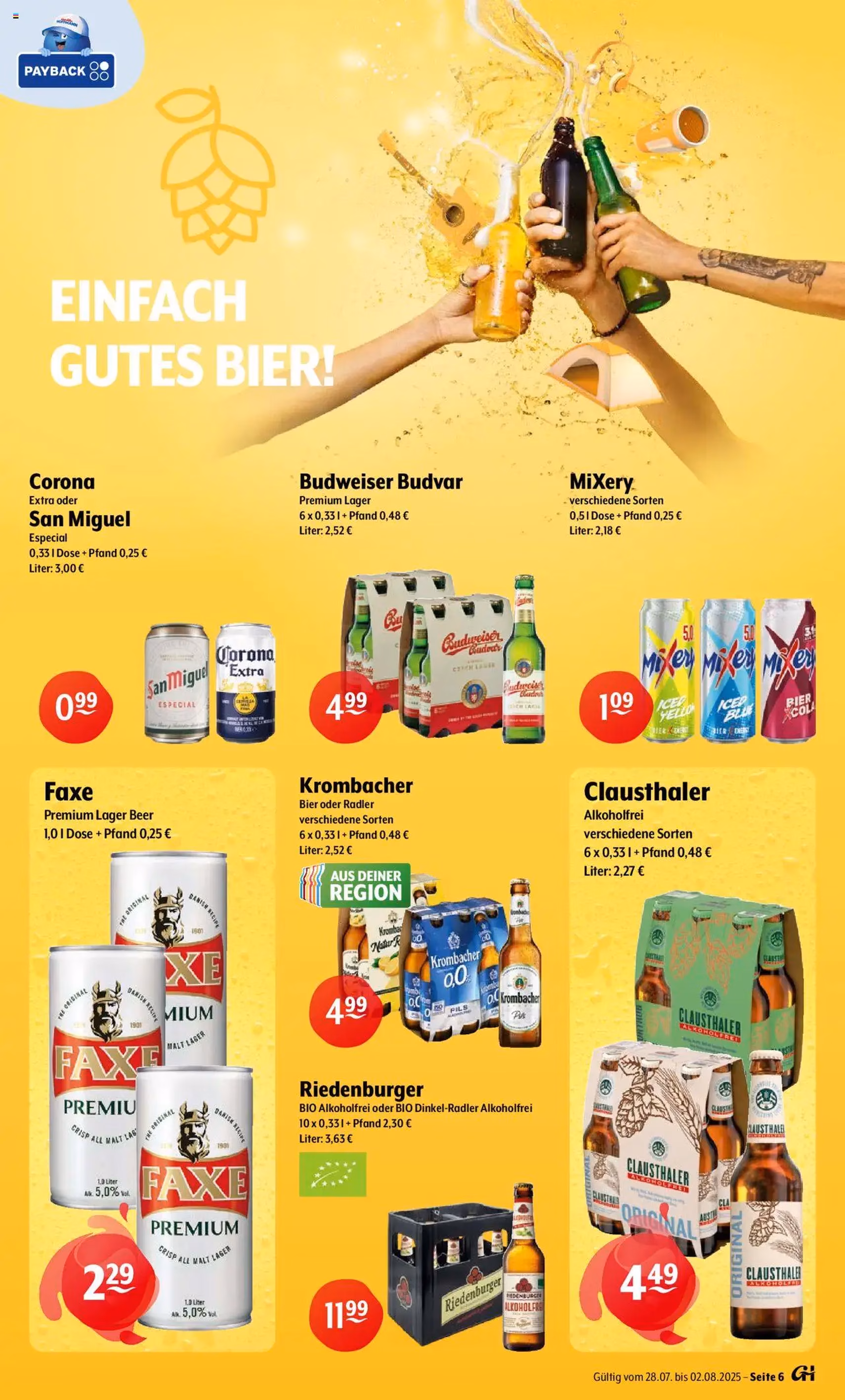 Trink und Spare Prospekt - Gültiger Prospekt ab 28.07.2025, Seite 6 von insgesamt 9