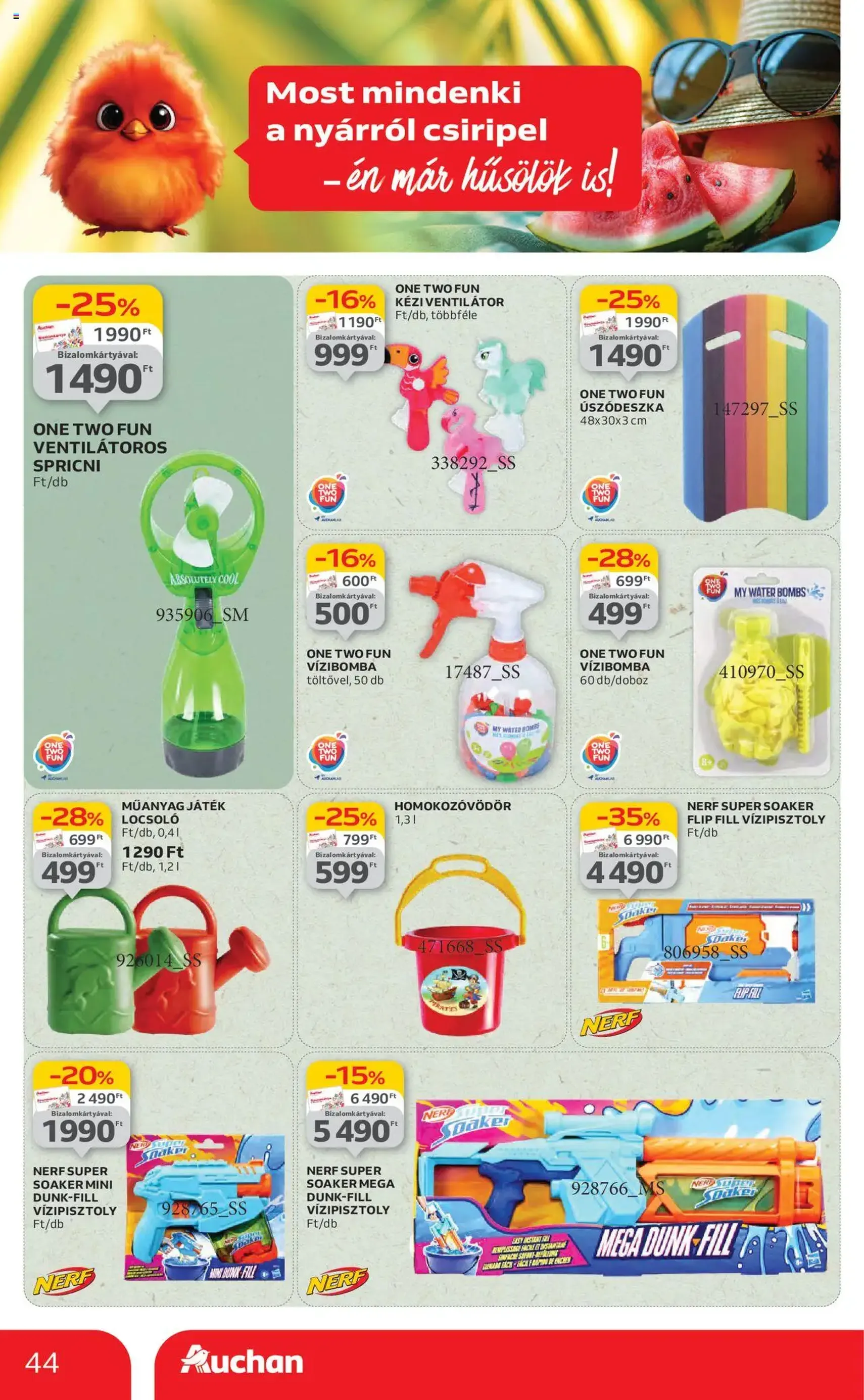Auchan Akciós újság - 2025.07.24. érvényes szórólap 44 oldal 60 oldalból
