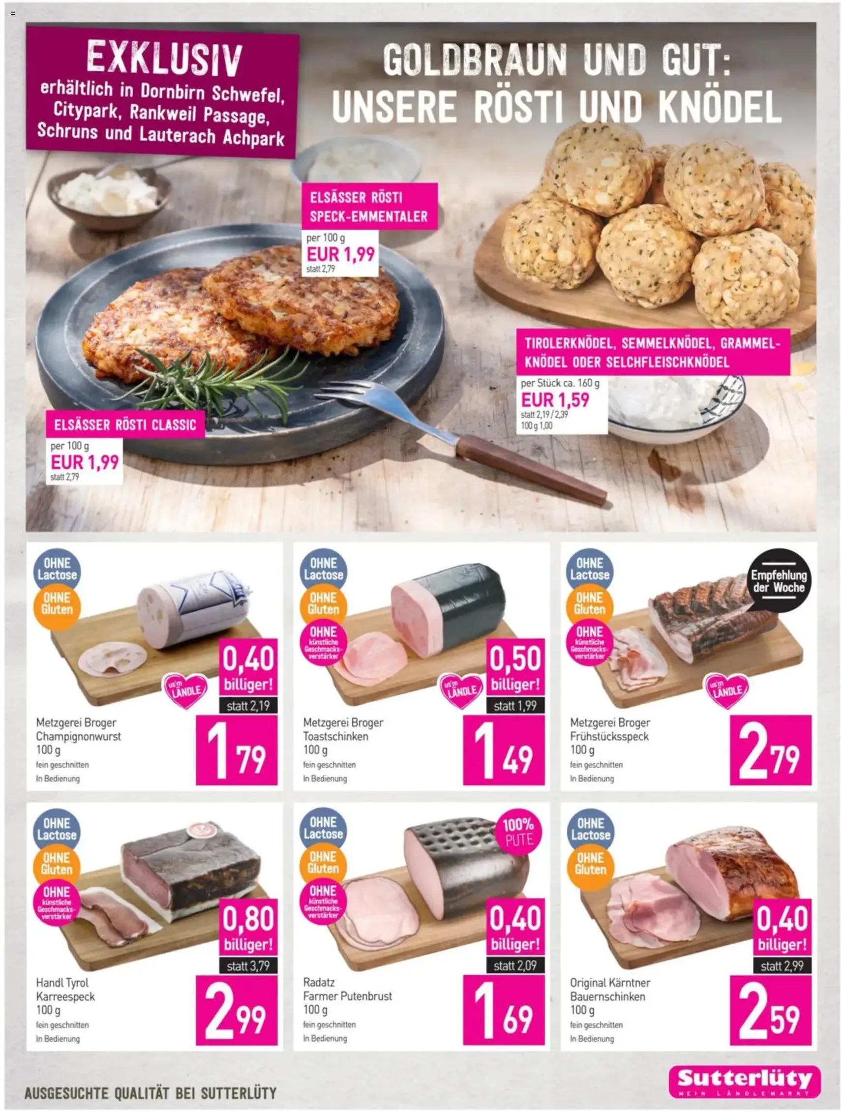 Sutterlüty Flugblatt - Gültiger Prospekt ab 30.10.2025, Seite 9 von insgesamt 24