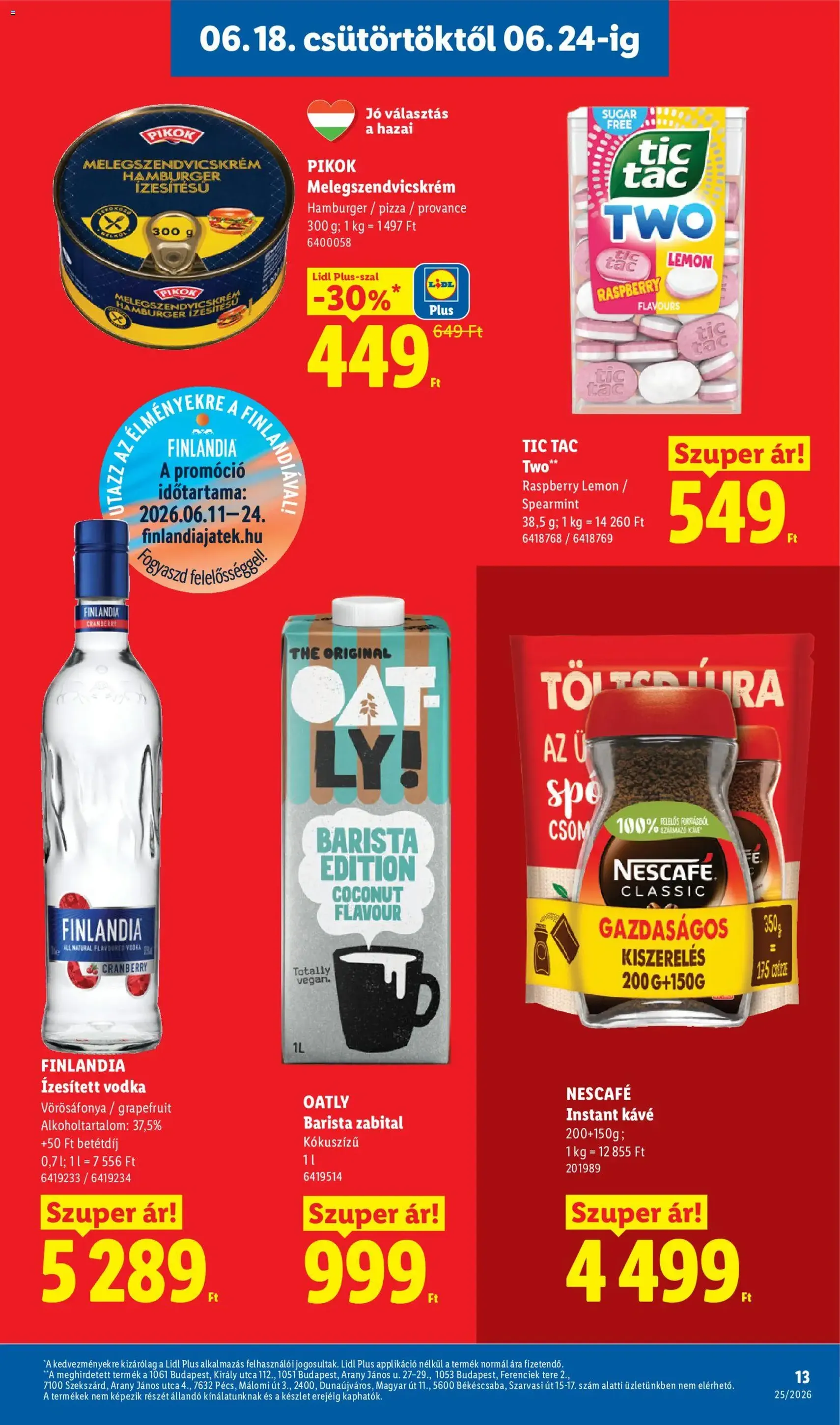 Lidl akciós újság - 2026.06.18. érvényes szórólap 13 oldal 78 oldalból