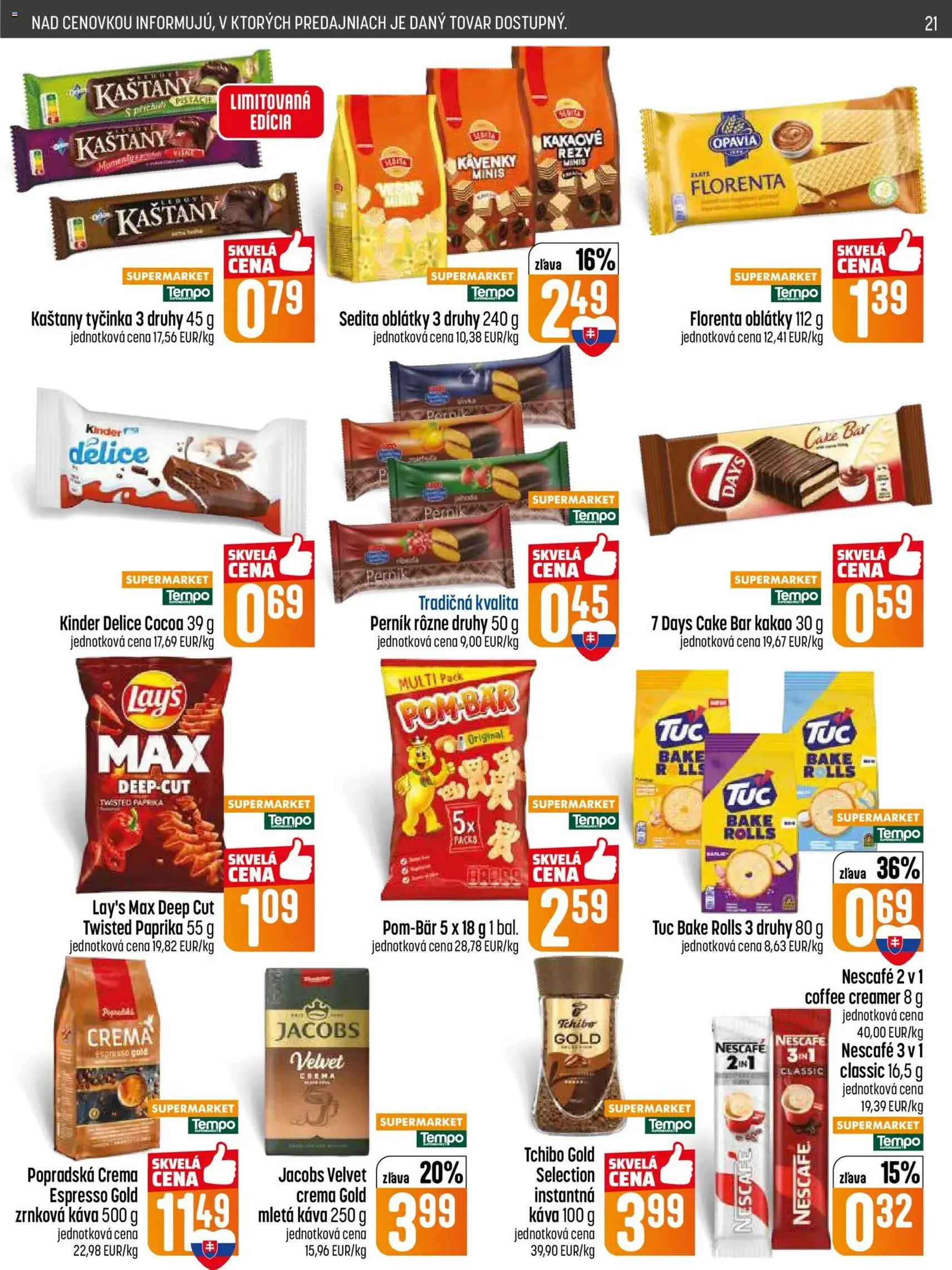 COOP Jednota leták - platný leták od 07.05.2026 strana 21 z 28