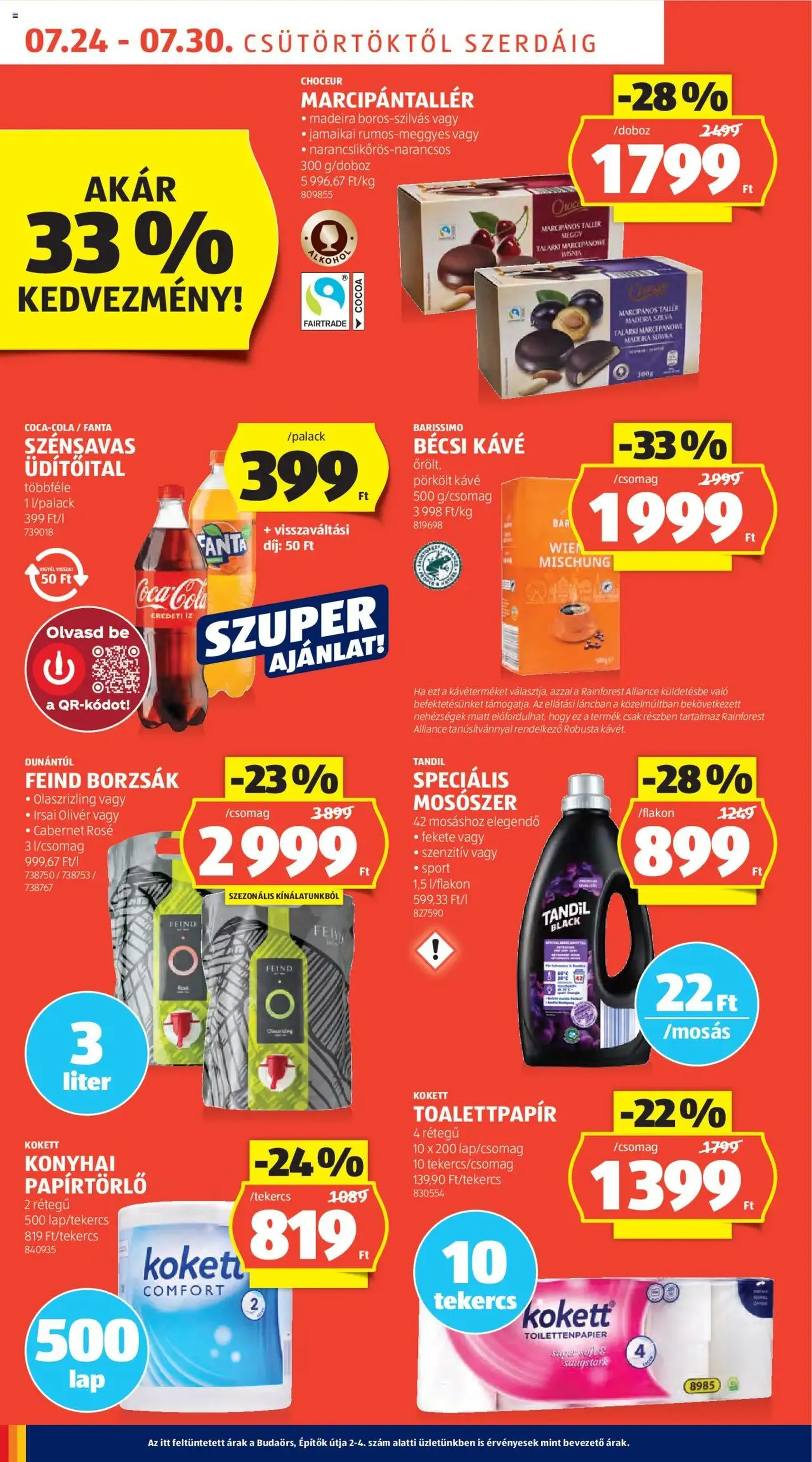 Aldi Akciós újság - 2025.07.24. érvényes szórólap 10 oldal 50 oldalból Aldi Akciós újság - 2025.07.24. érvényes szórólap 10 oldal 50 oldalból