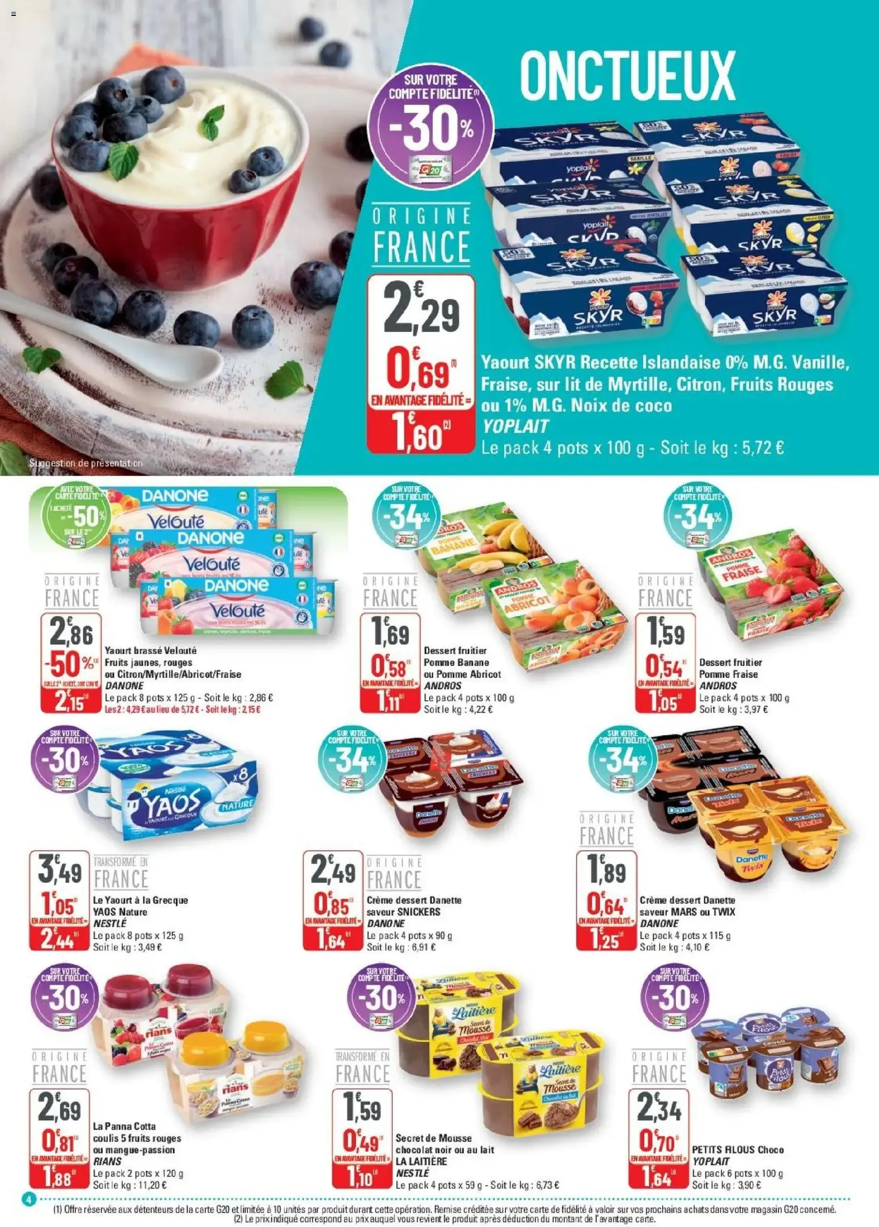 G20 Supermarchés catalogue - brochure valable à partir du 11/03/2026, page 4 sur 20