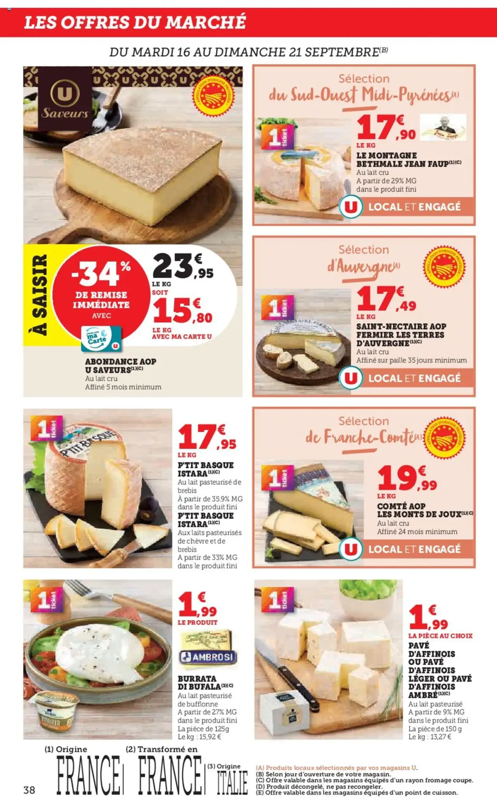 Super U catalogue - brochure valable à partir du 16/09/2025, page 38 sur 48 Super U catalogue - brochure valable à partir du 16/09/2025, page 38 sur 48