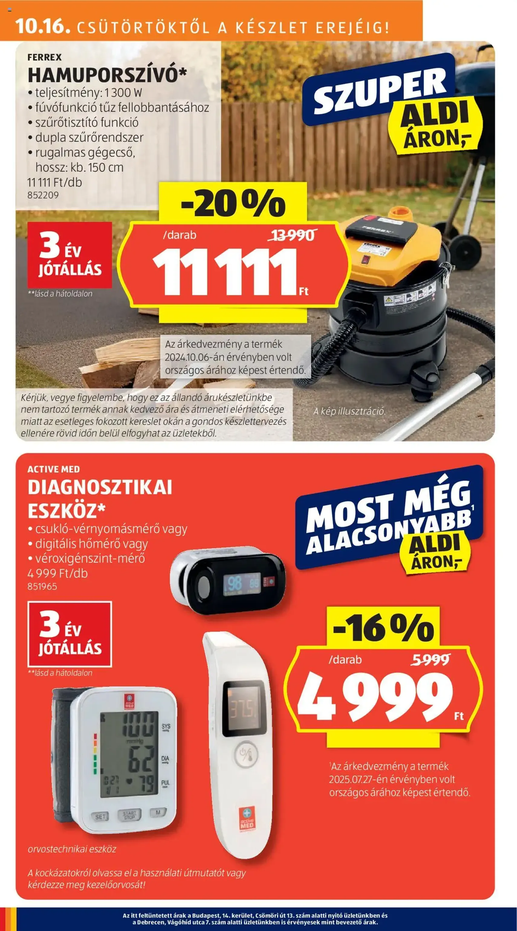 Aldi Akciós újság - 2025.10.16. érvényes szórólap 4 oldal 50 oldalból Aldi Akciós újság - 2025.10.16. érvényes szórólap 4 oldal 50 oldalból