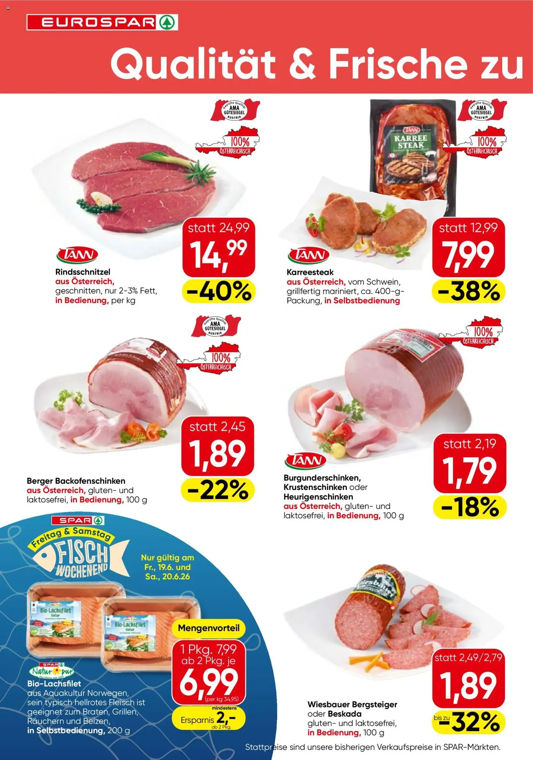 Eurospar Flugblatt - Gültiger Prospekt ab 18.06.2026, Seite 2 von insgesamt 16