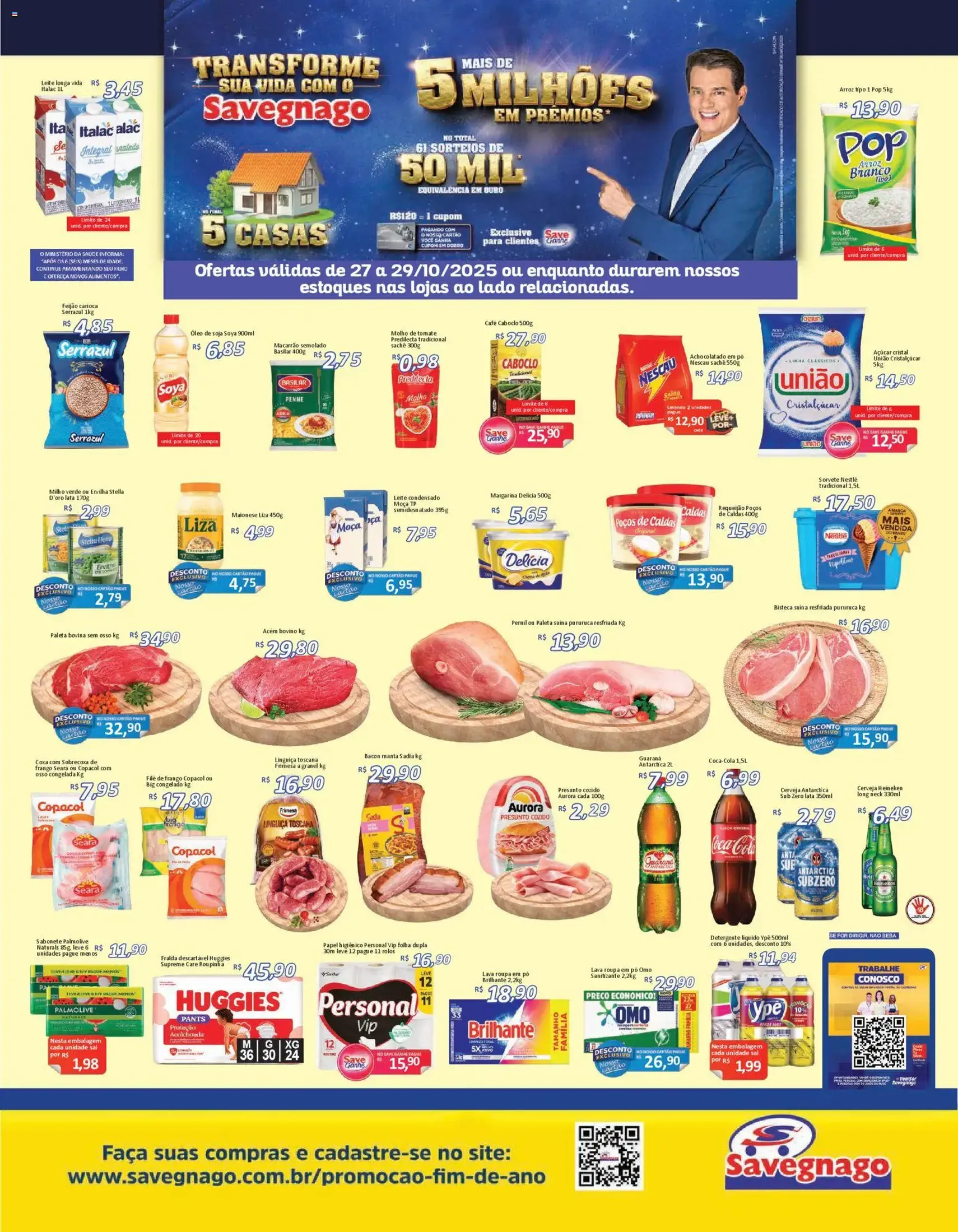 Savegnago - Ofertas da semana - folheto válido a partir de 27/10/2025 página 1 de 4