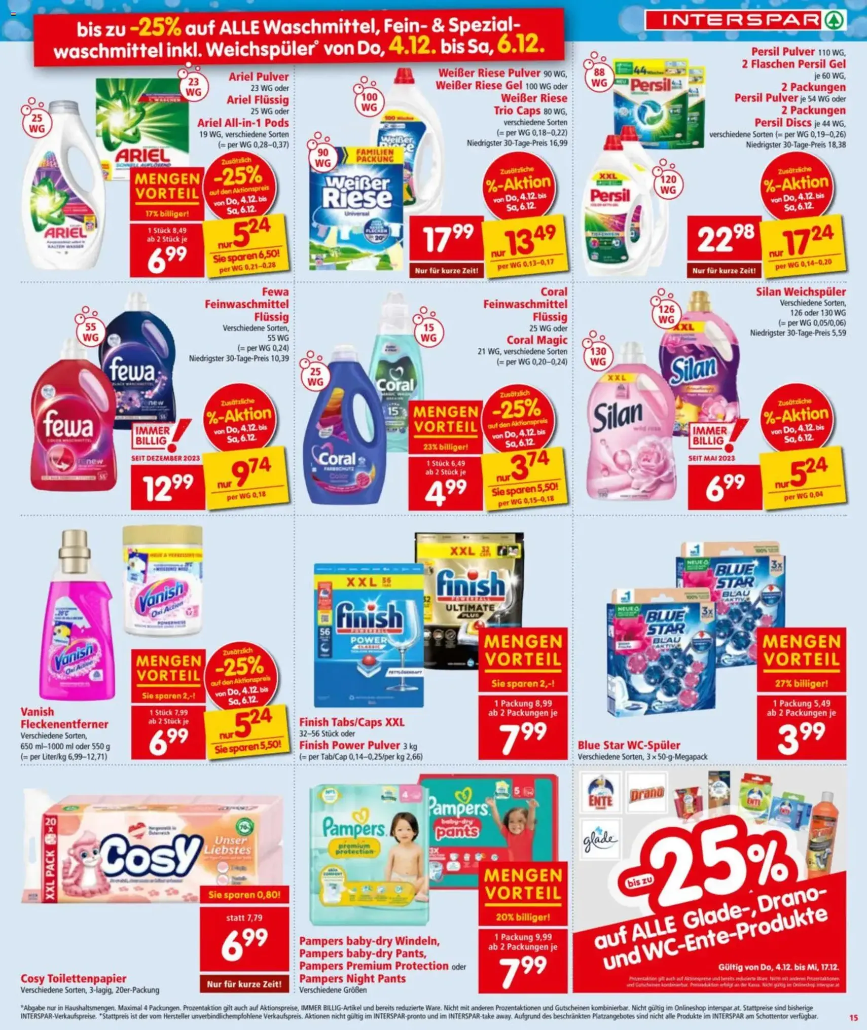 Interspar Flugblatt - Gültiger Prospekt ab 04.12.2025, Seite 15 von insgesamt 20