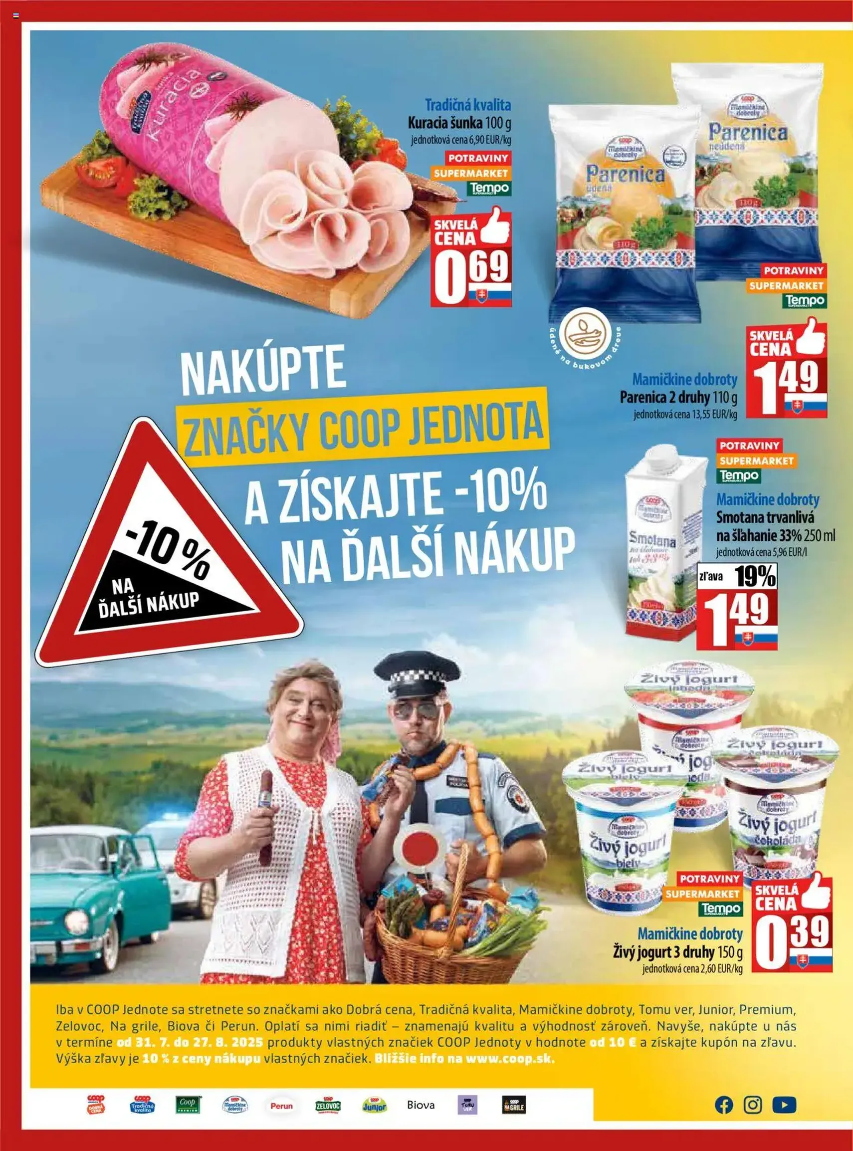 COOP Jednota leták - platný leták od 14.08.2025 strana 2 z 28