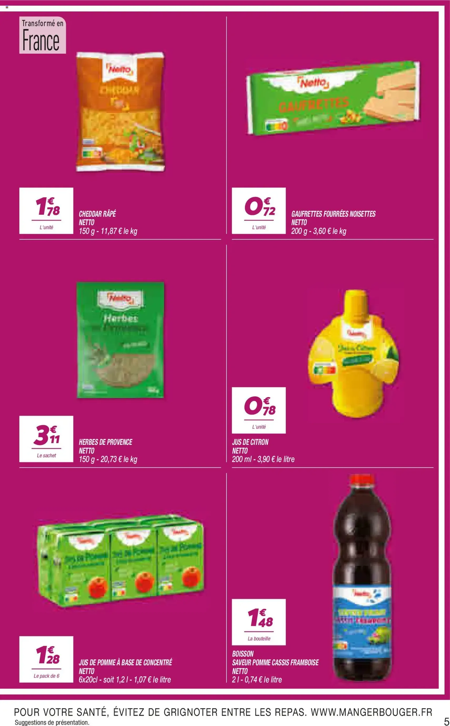 Netto catalogue - brochure valable à partir du 04/08/2026, page 5 sur 20