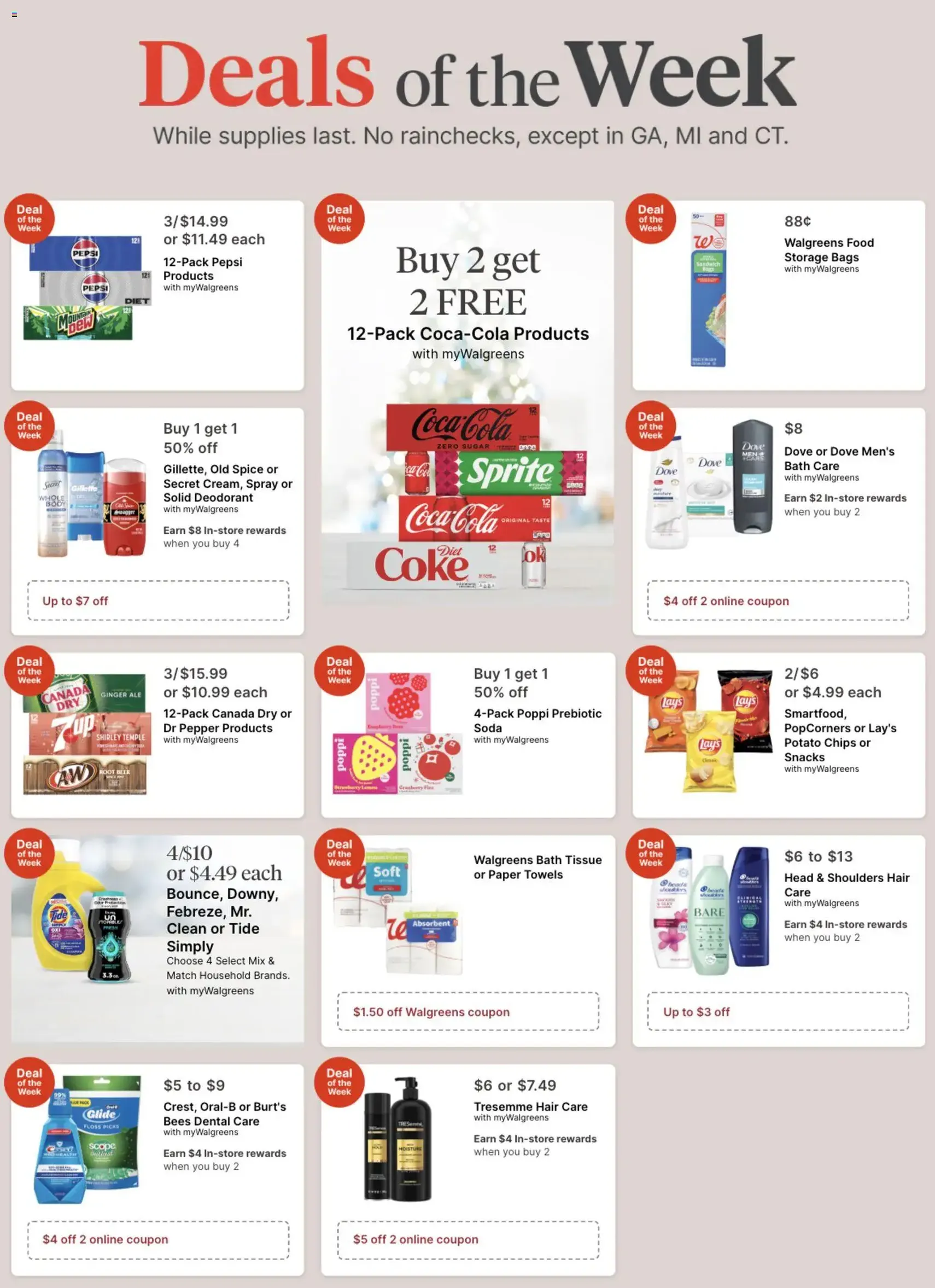 Walgreens Weekly Ad - valid flyer from 12/07/2025, page 1 of 1