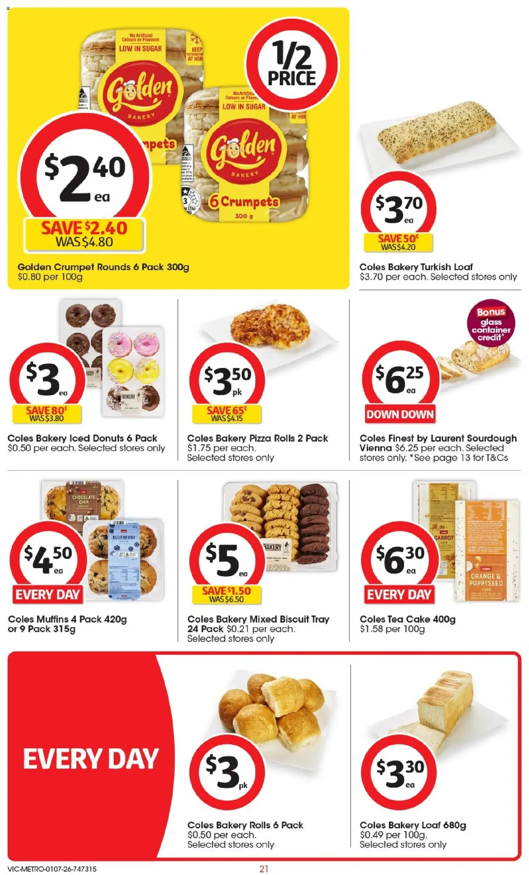 Coles catalogue - valid flyer from 01/07/2026, page 21 of 46