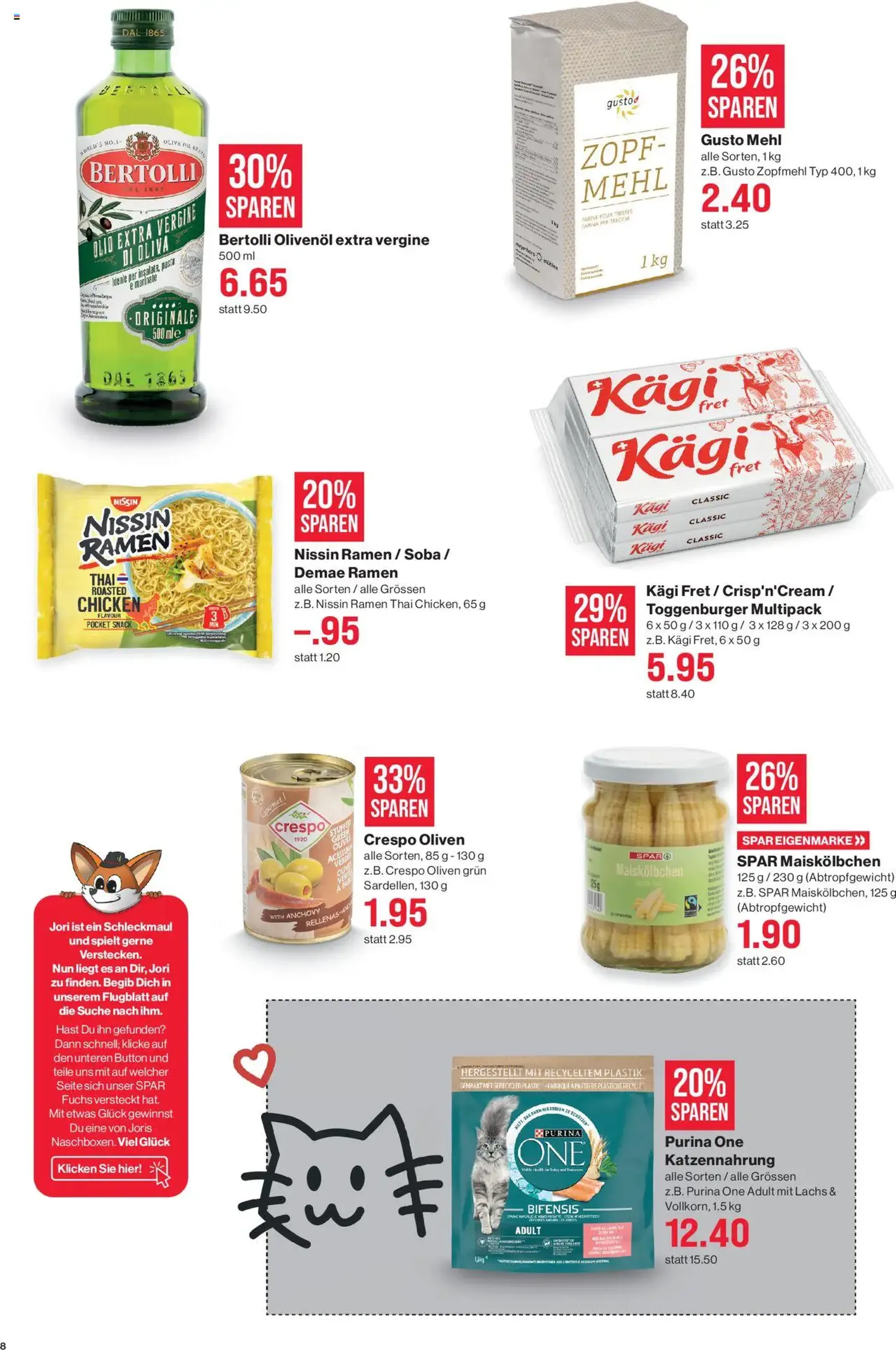 SPAR Aktionen - Gültiger Prospekt ab 24.07.2025, Seite 8 von insgesamt 22 SPAR Aktionen - Gültiger Prospekt ab 24.07.2025, Seite 8 von insgesamt 22