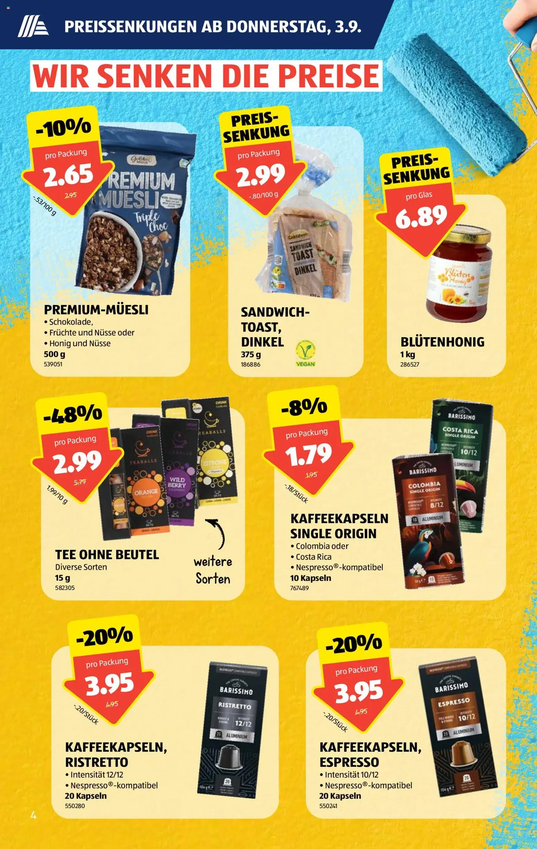 Aldi aktionen - Gültiger Prospekt ab 03.09.2026, Seite 4 von insgesamt 44