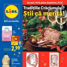 Catalog Lidl - previzualizare cataloage valabilă începând cu 15.12.2025