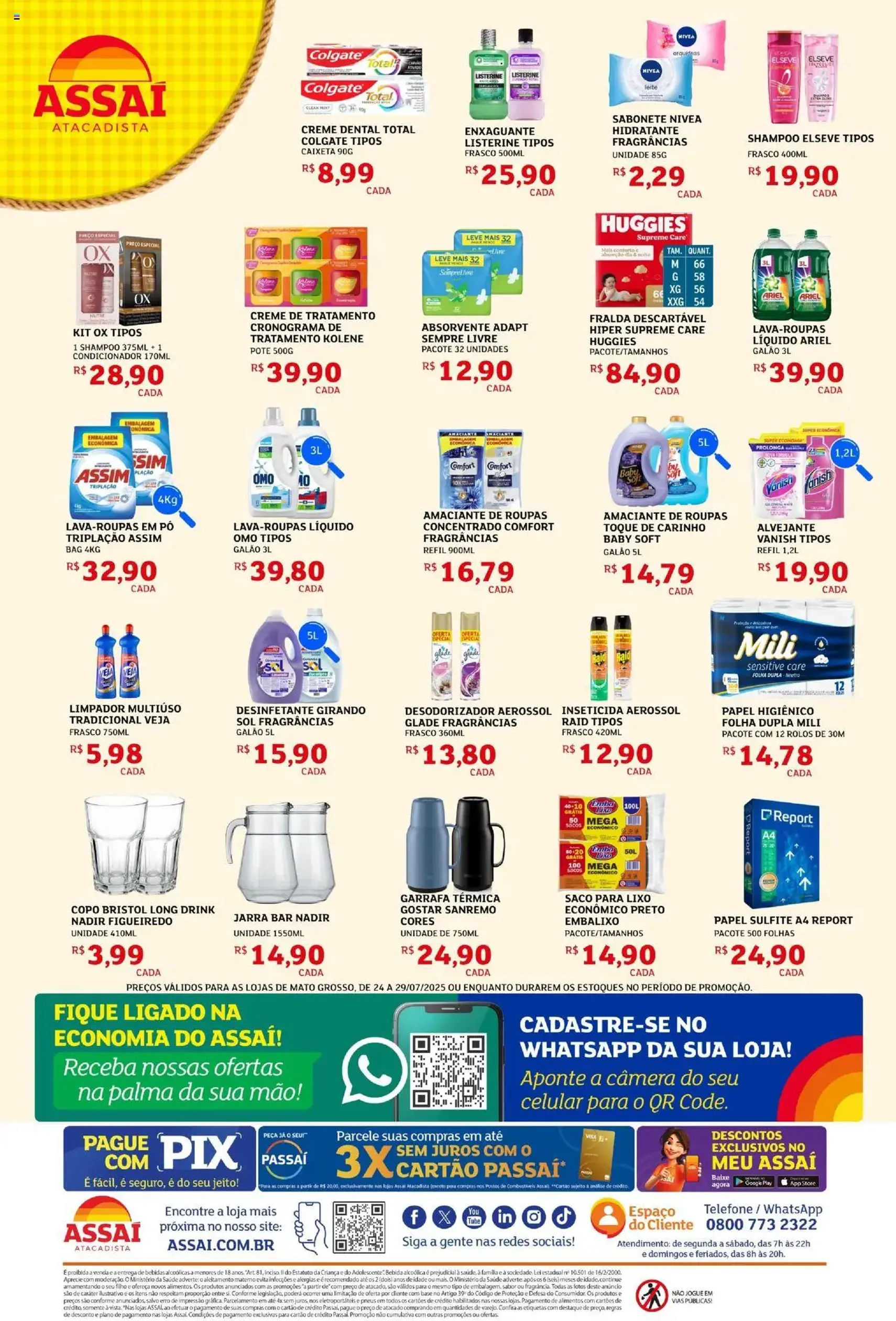 Encarte Assaí Atacadista - folheto válido a partir de 24/07/2025 página 4 de 4
