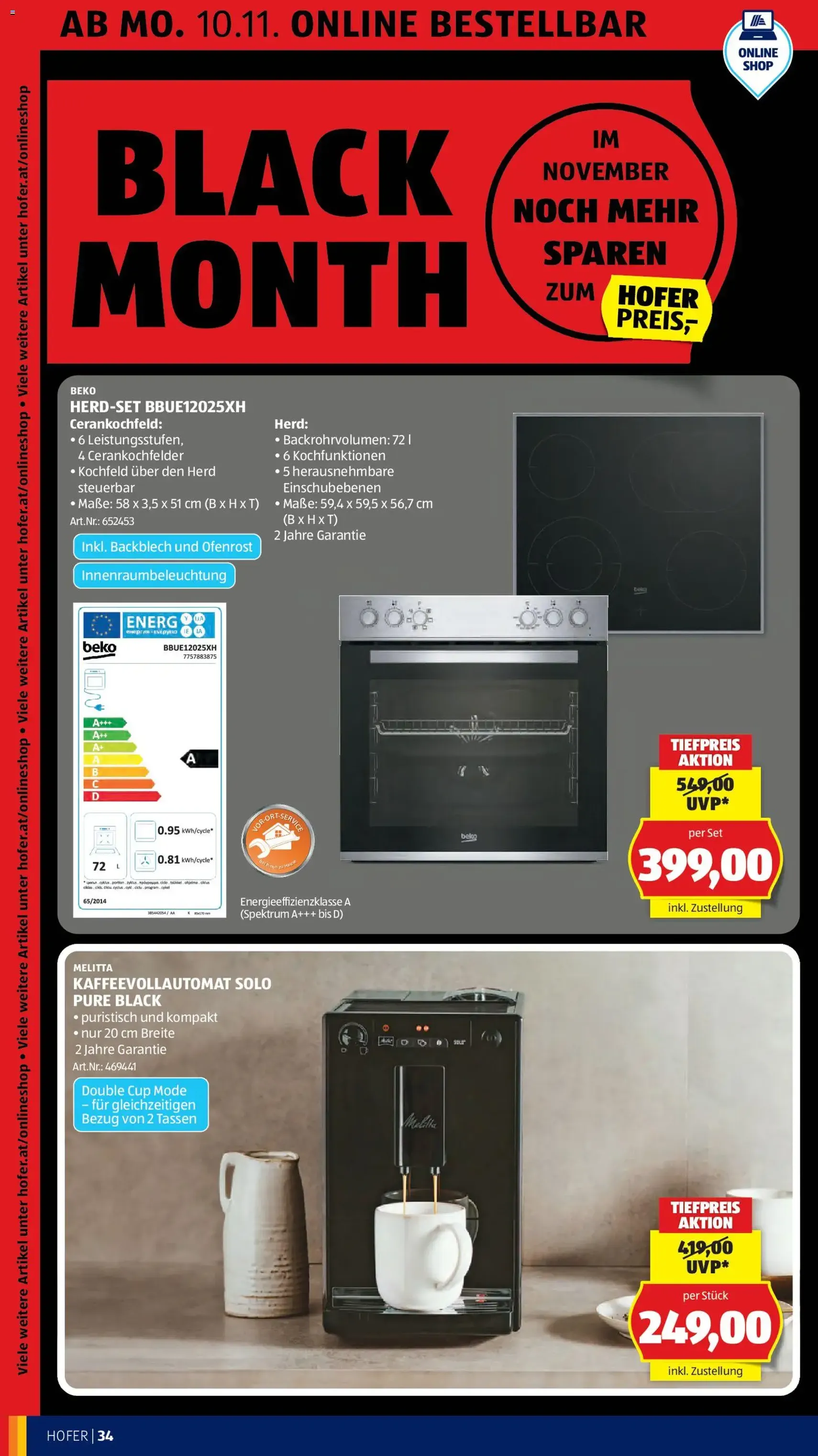 Hofer - Black Friday - Gültiger Prospekt ab 07.11.2025, Seite 40 von insgesamt 55