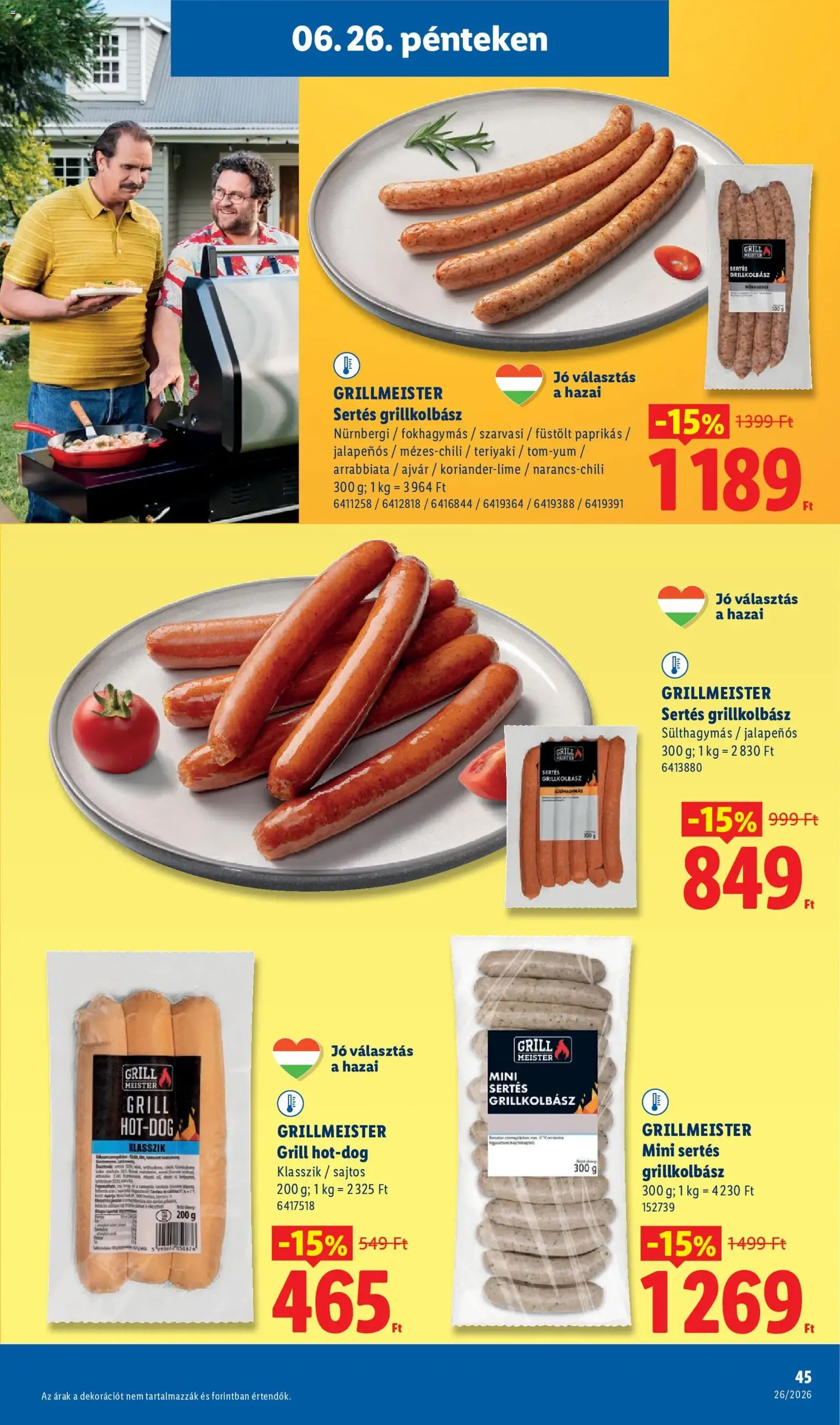 Lidl akciós újság - 2026.06.25. érvényes szórólap 45 oldal 74 oldalból