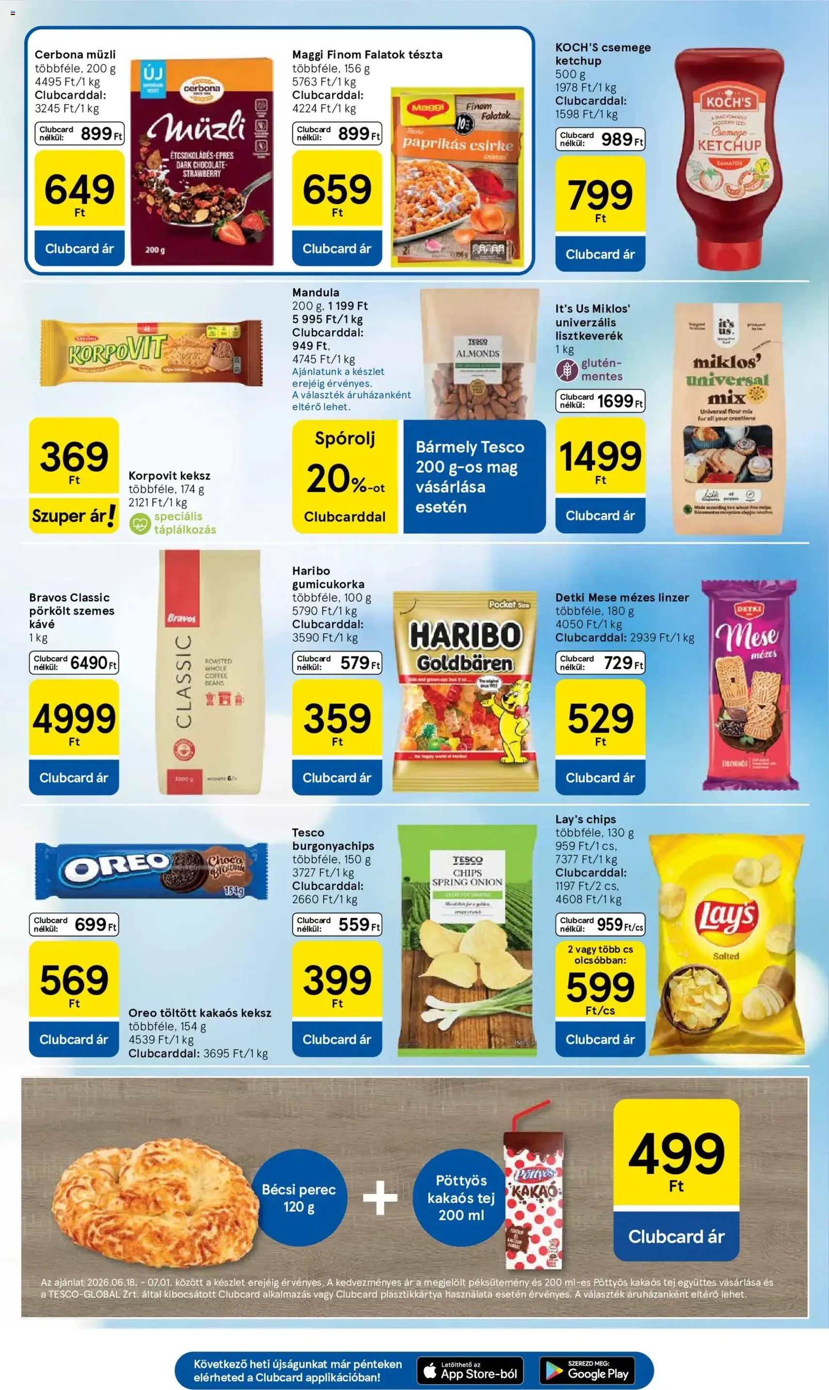 Tesco aktuális akciós újság - 2026.06.25. érvényes szórólap 5 oldal 30 oldalból