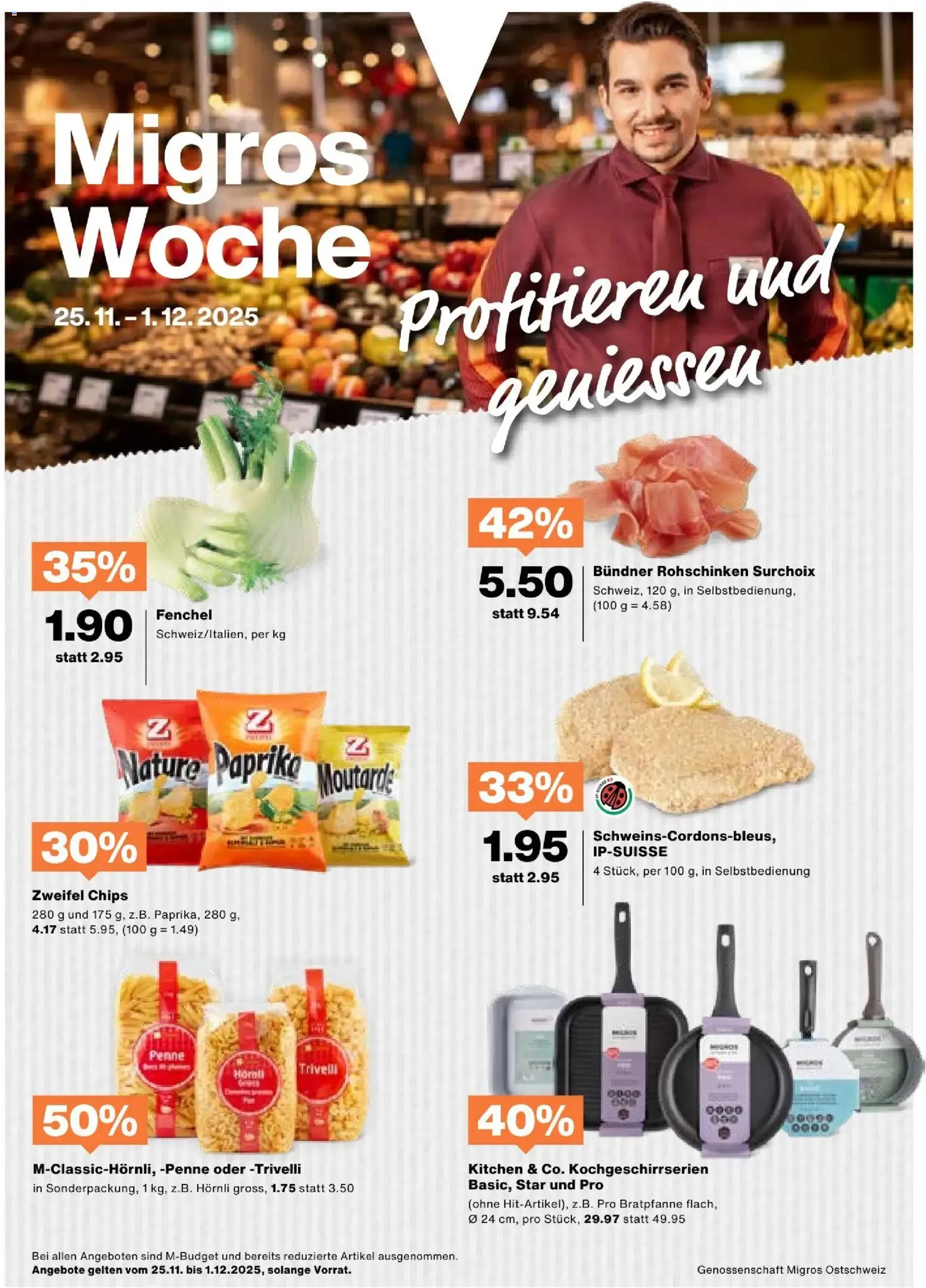 Migros - Black Friday - Gültiger Prospekt ab 25.11.2025, Seite 1 von insgesamt 24