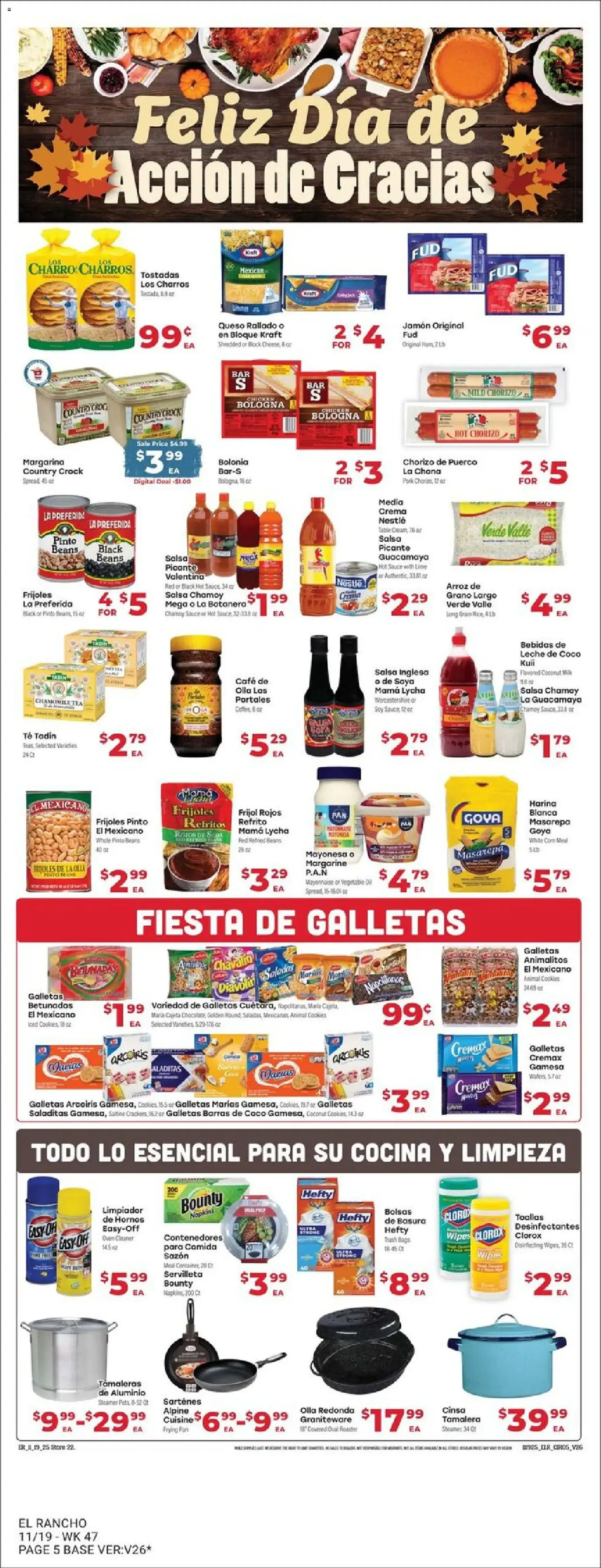El Rancho Weekly Ad - valid flyer from 11/19/2025, page 5 of 6