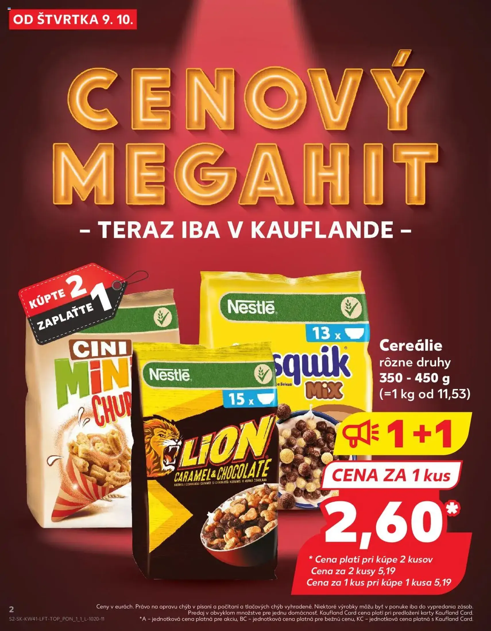 Kaufland Bratislava-Avion - platný leták od 09.10.2025 strana 2 z 80