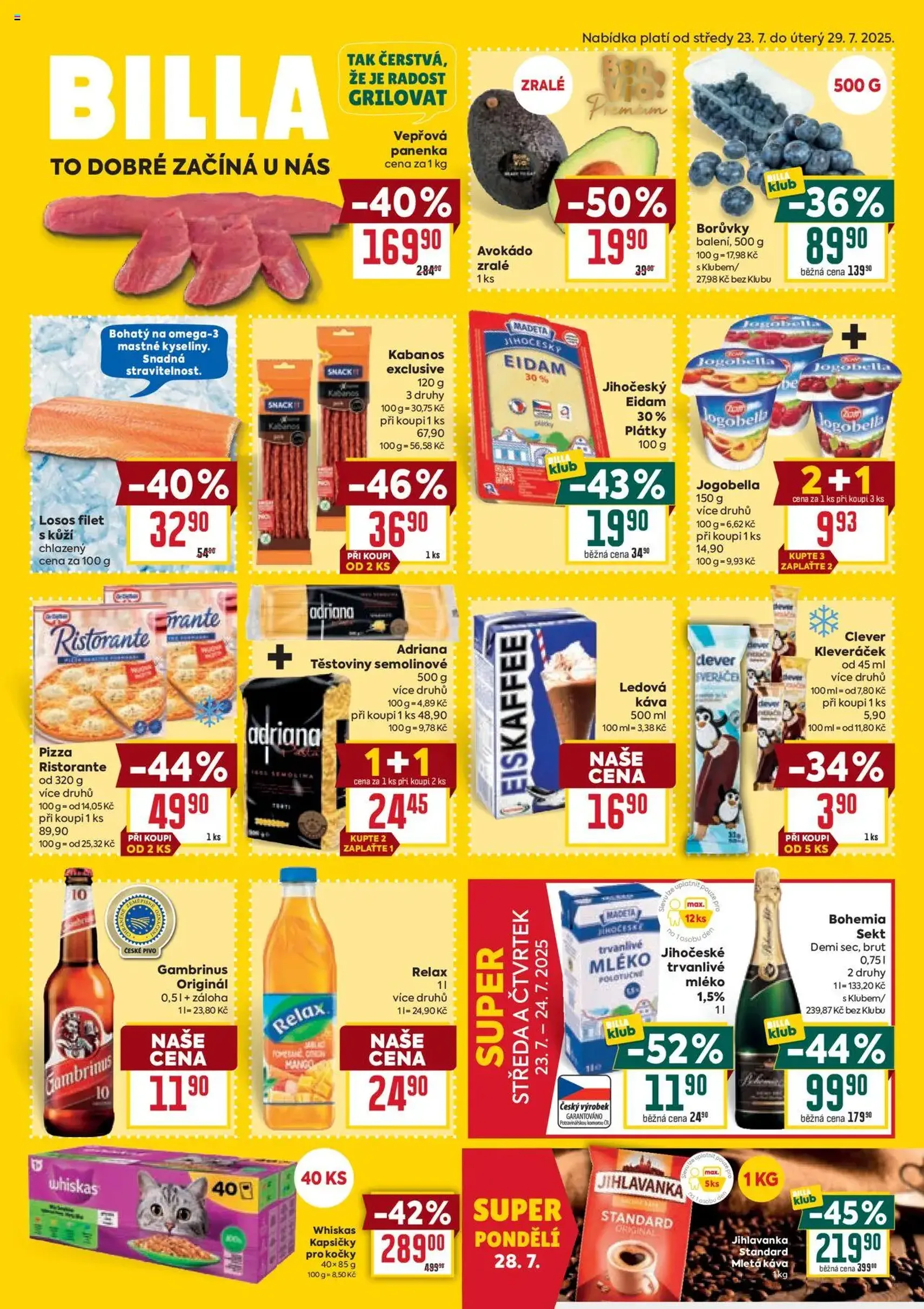 Billa Velký leták - platný leták od 23.07.2025 strana 1 z 36 Billa Velký leták - platný leták od 23.07.2025 strana 1 z 36